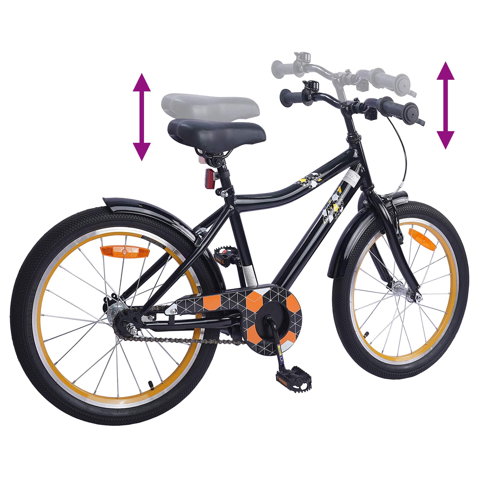 Bicicletta per Bambini 18 Pollici per bambini dai 5 ai 7 anni
