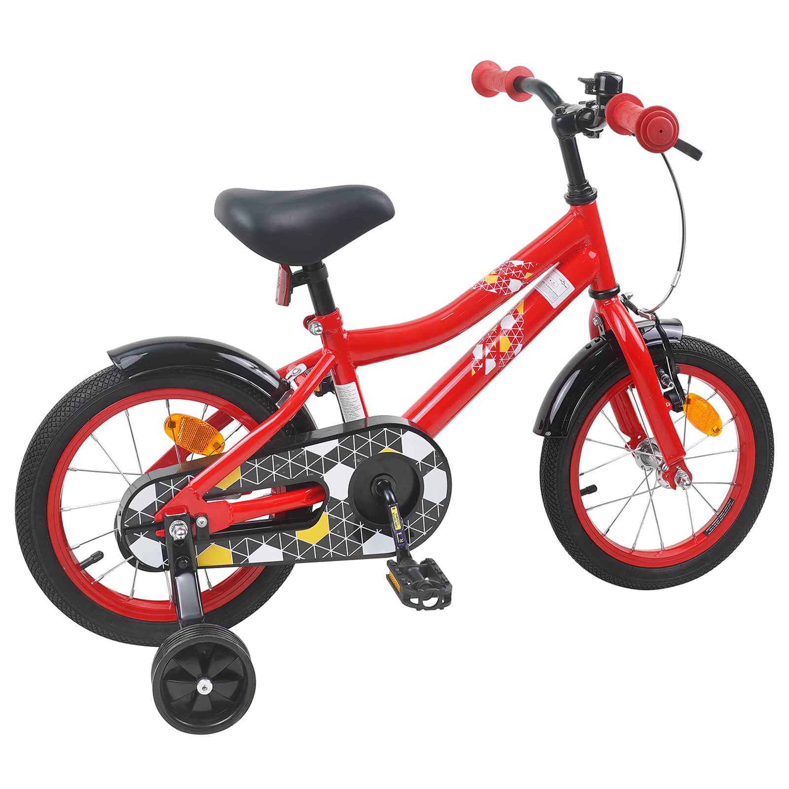 Bicicletta per Bambini 12 Pollici per bambini di 2-4 anni Rosso