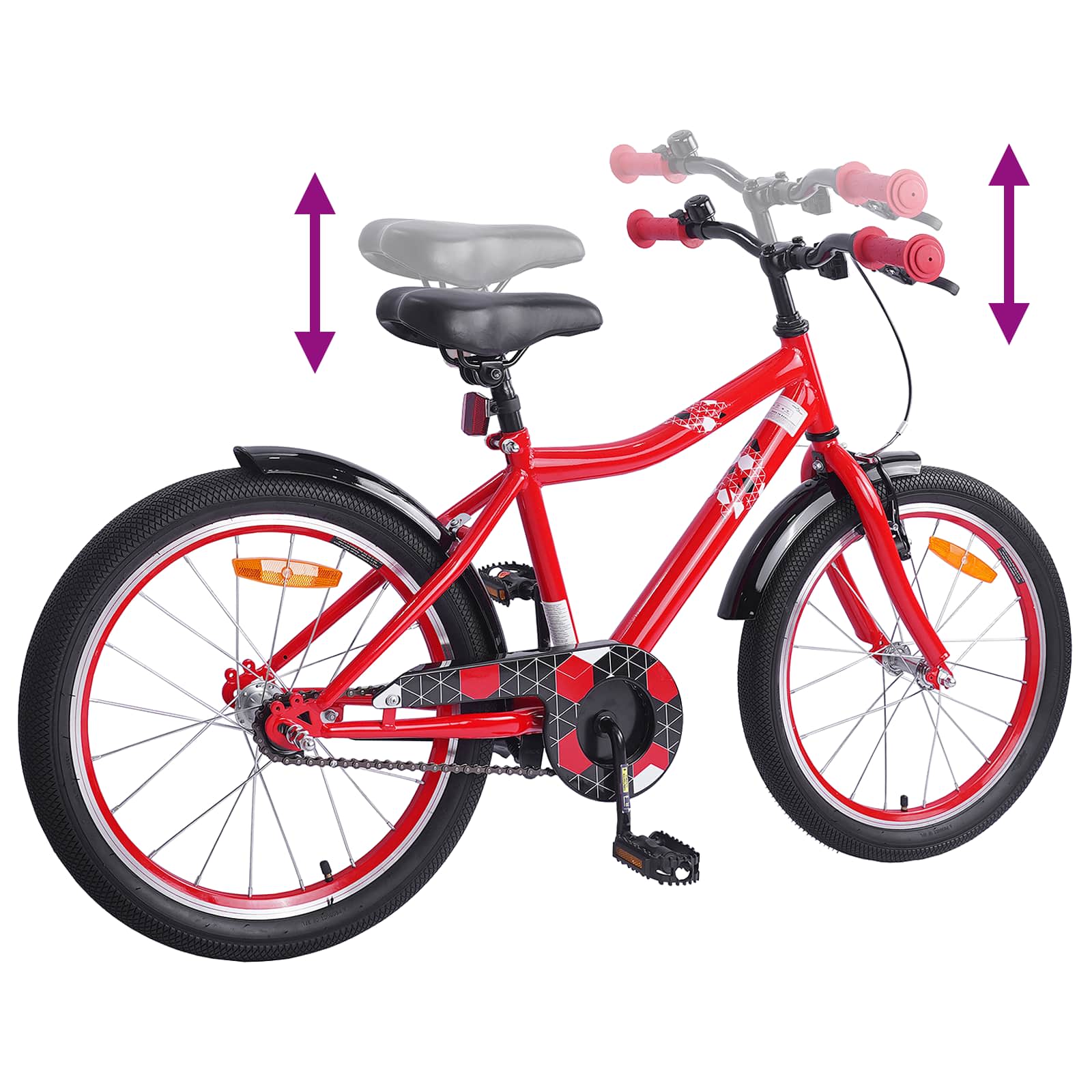 Bicicletta per Bambini 18 Pollici per bambini dai 5 ai 7 anni
