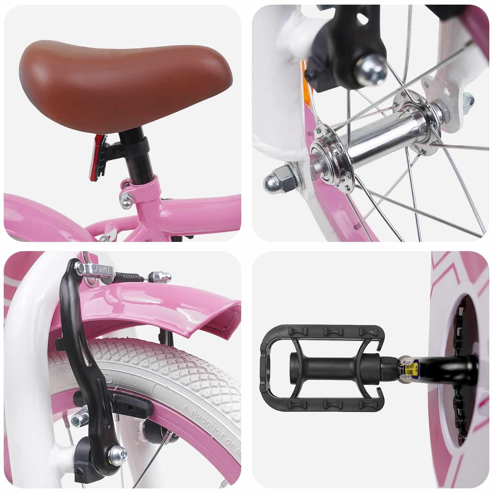 Bicicletta per Bambini 14 Pollici per bambini da 3 a 5 anni