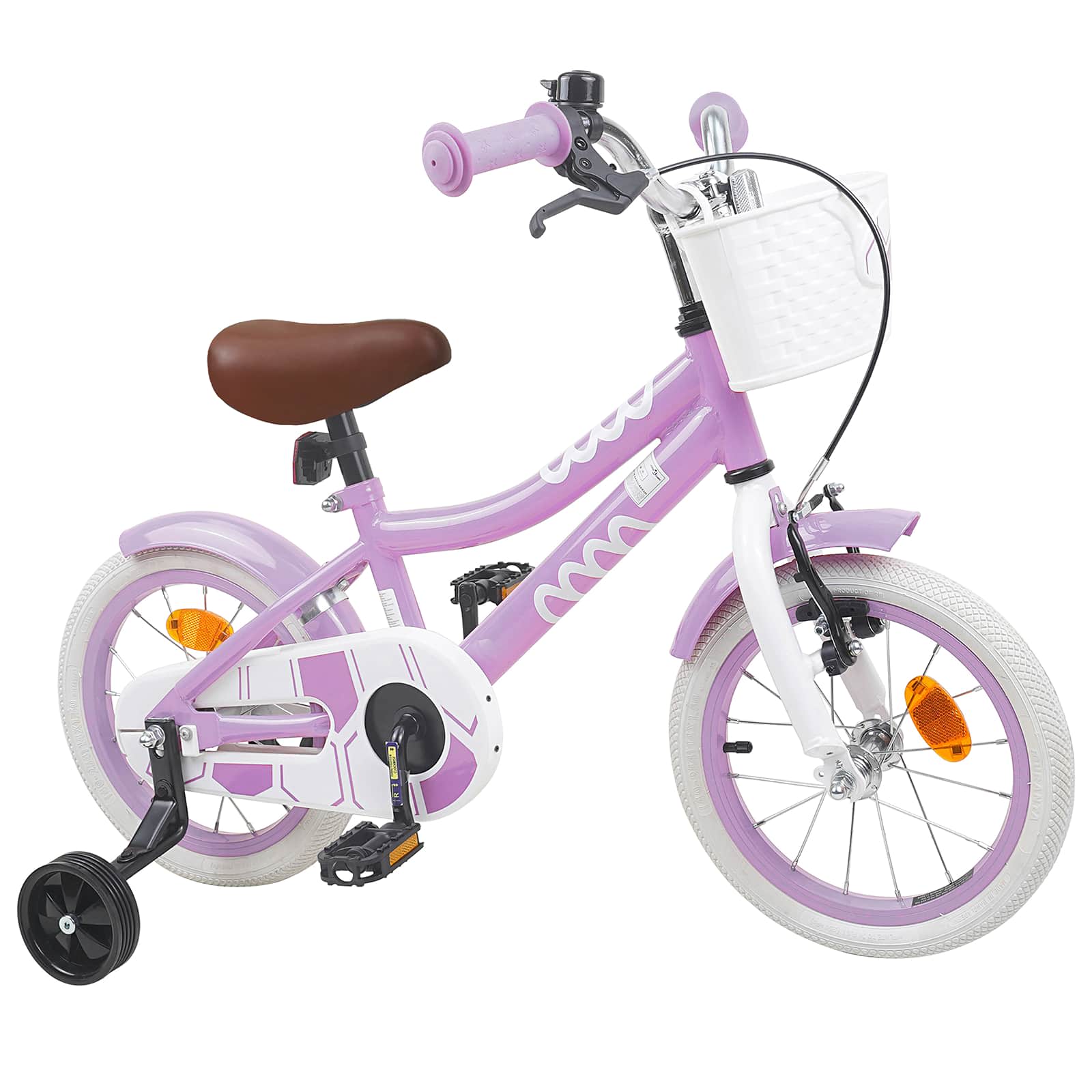 Bicicletta per Bambini 12 Pollici per bambini di 2-4 anni Viola