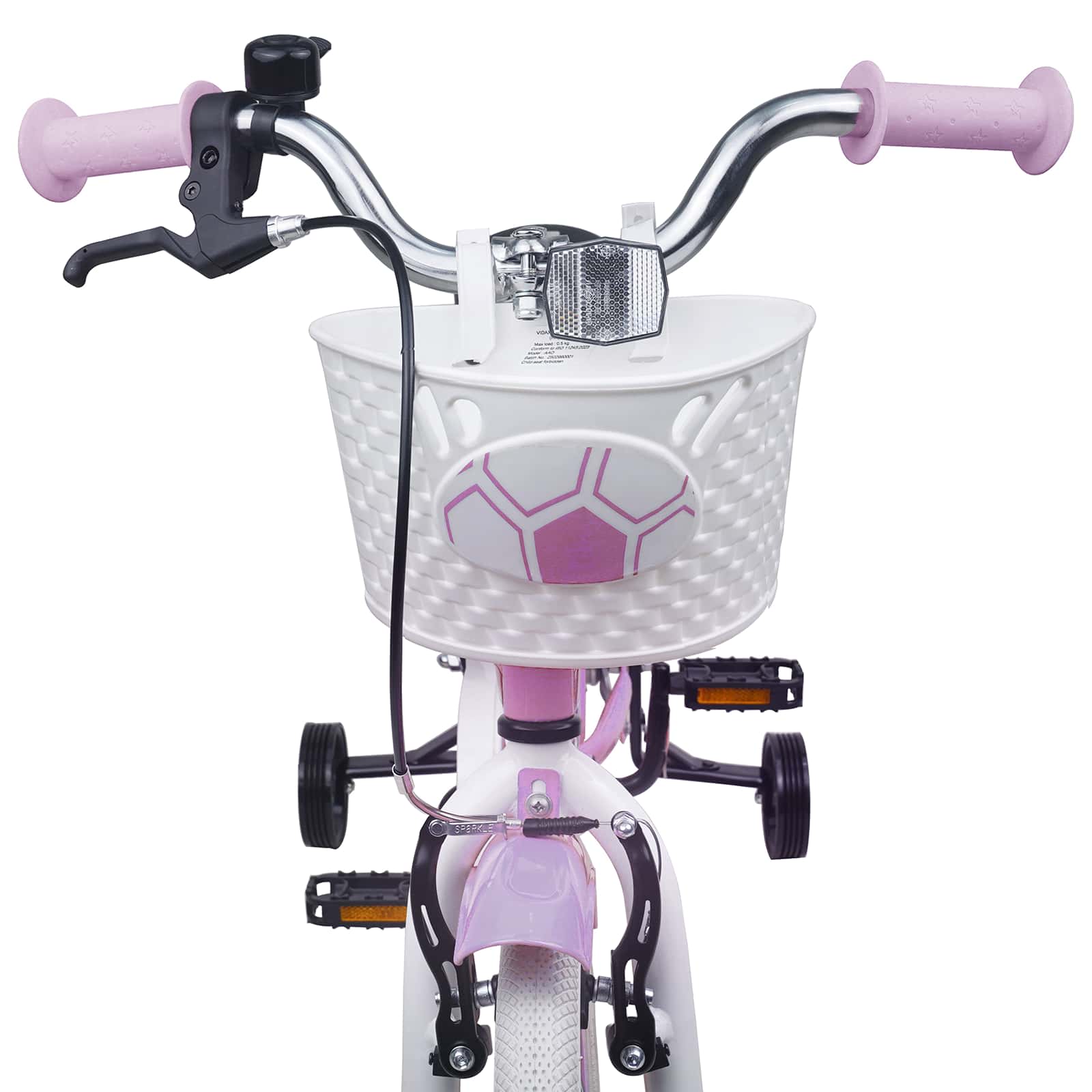 Bicicletta per Bambini 16 Pollici per bambini di 4-6 anni Viola