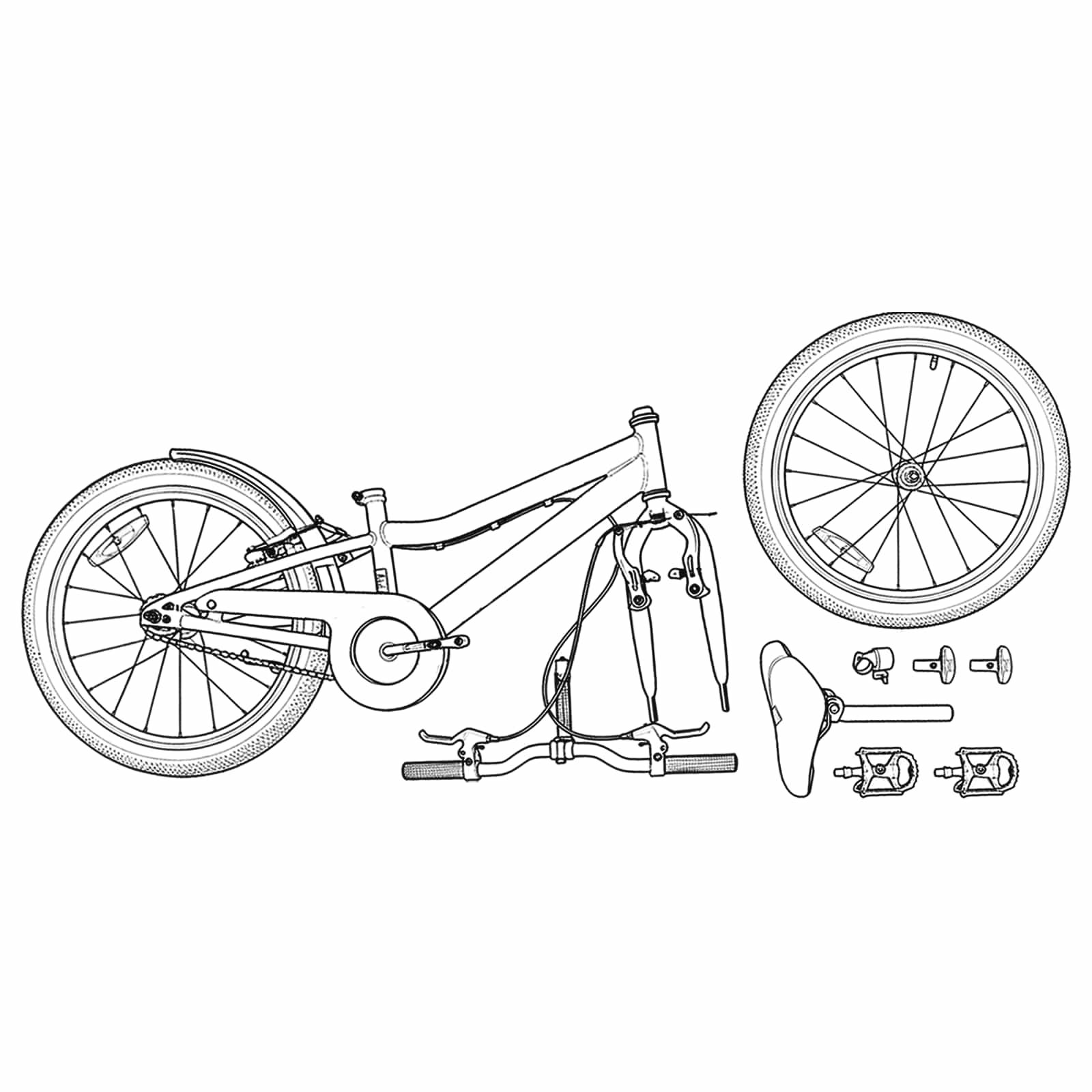 Bicicletta per Bambini 20 Pollici 6-Velocità