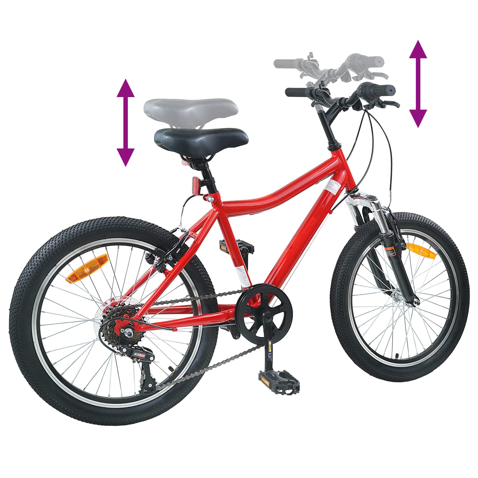 Bicicletta per Bambini 20 Pollici 6-Velocità