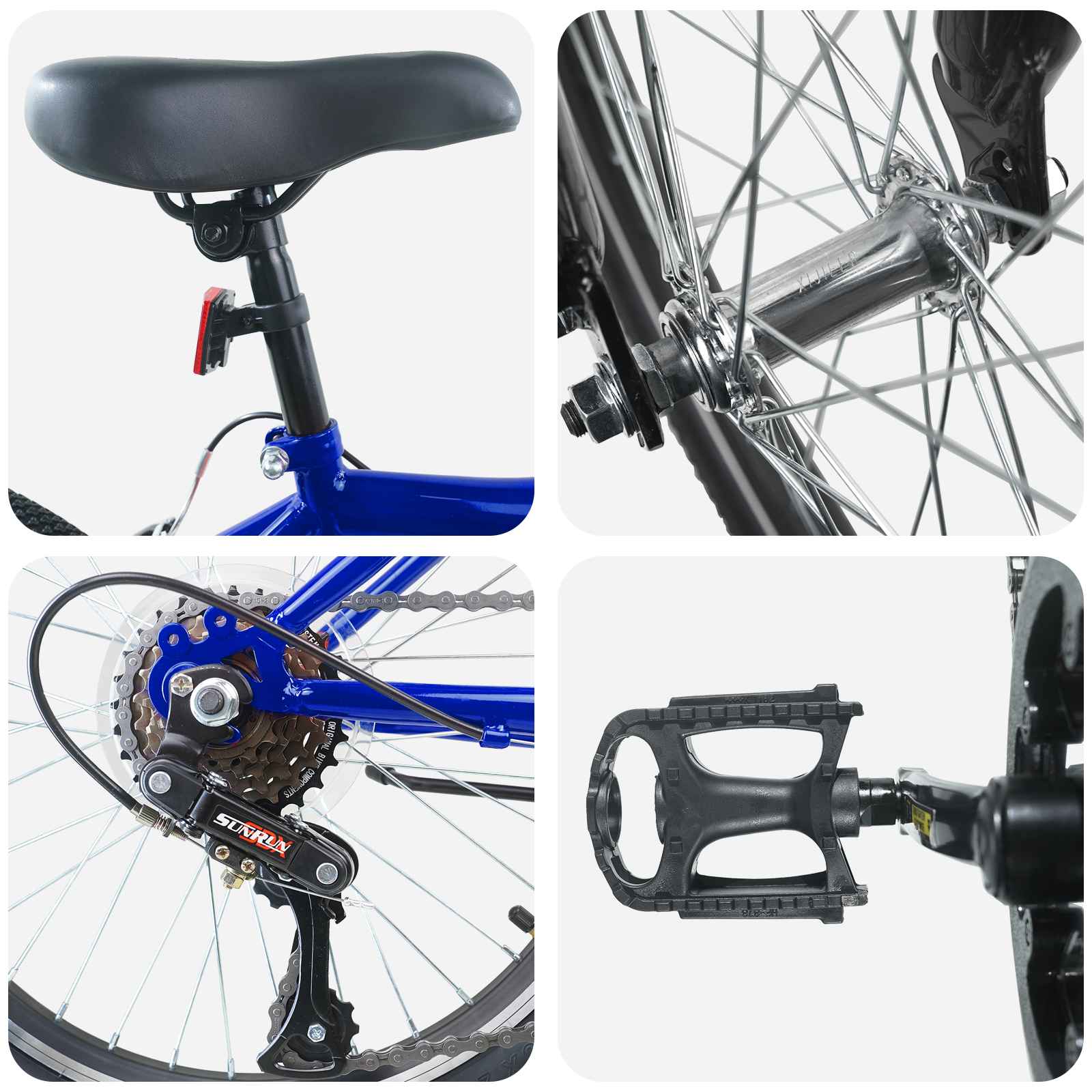 Bicicletta per Bambini 20 Pollici 6-Velocità