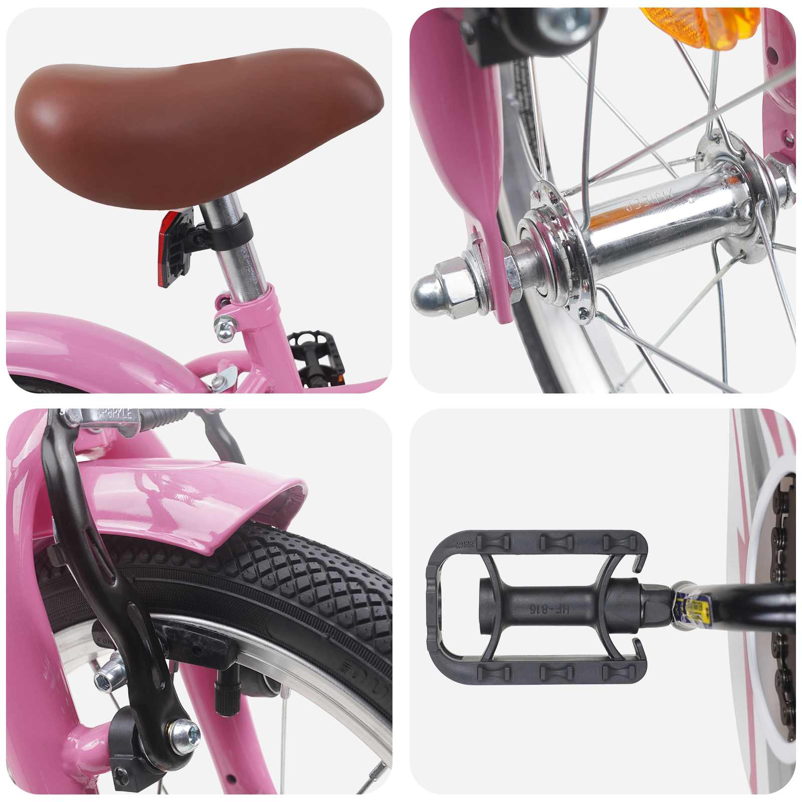 Bicicletta per Bambini 14 Pollici per bambini da 3 a 5 anni