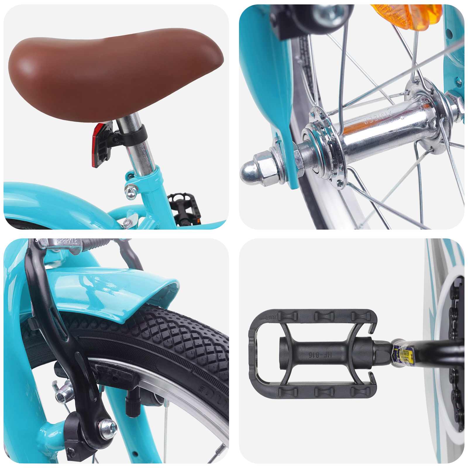 Bicicletta per Bambini 12 Pollici per bambini di 2-4 anni