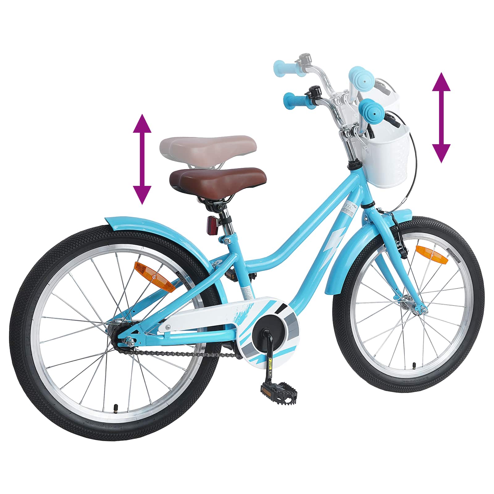 Bicicletta per Bambini 18 Pollici per bambini dai 5 ai 7 anni