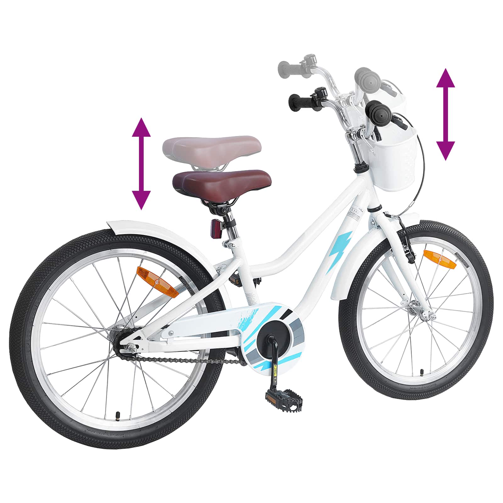 Bicicletta per Bambini 18 Pollici per bambini dai 5 ai 7 anni