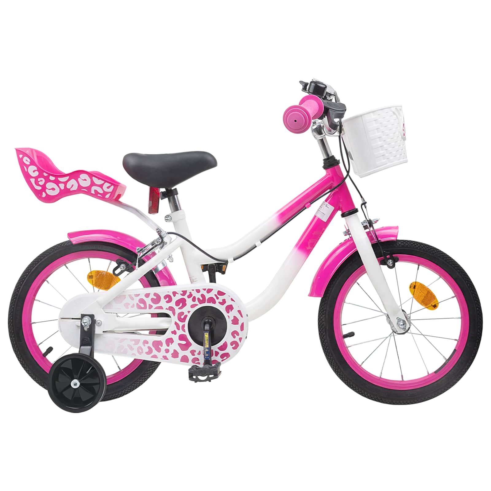 Bicicletta per Bambini 12 Pollici per bambini di 2-4 anni Rosa
