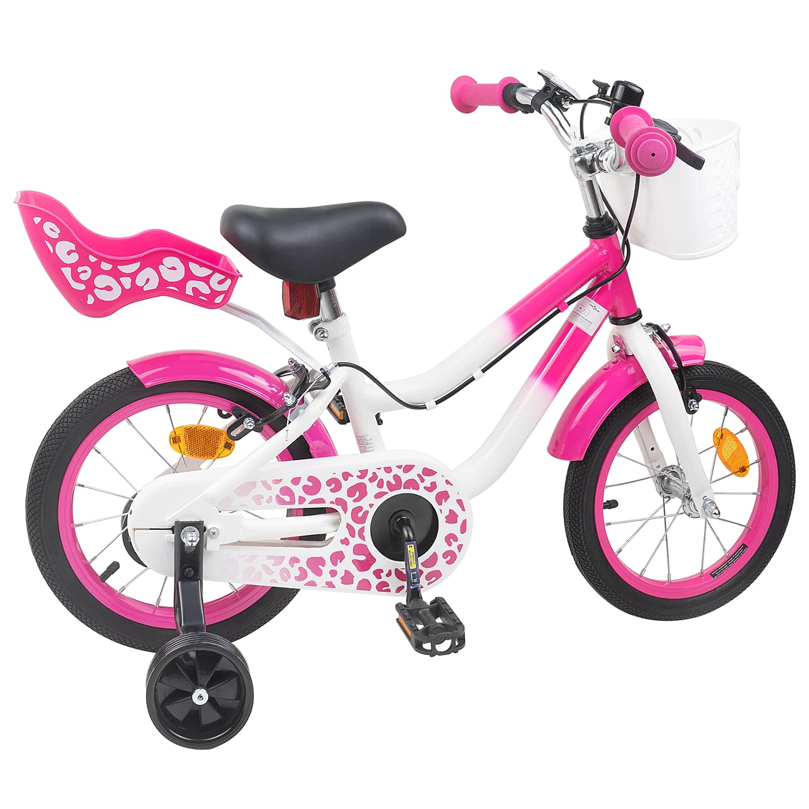 Bicicletta per Bambini 12 Pollici per bambini di 2-4 anni Rosa