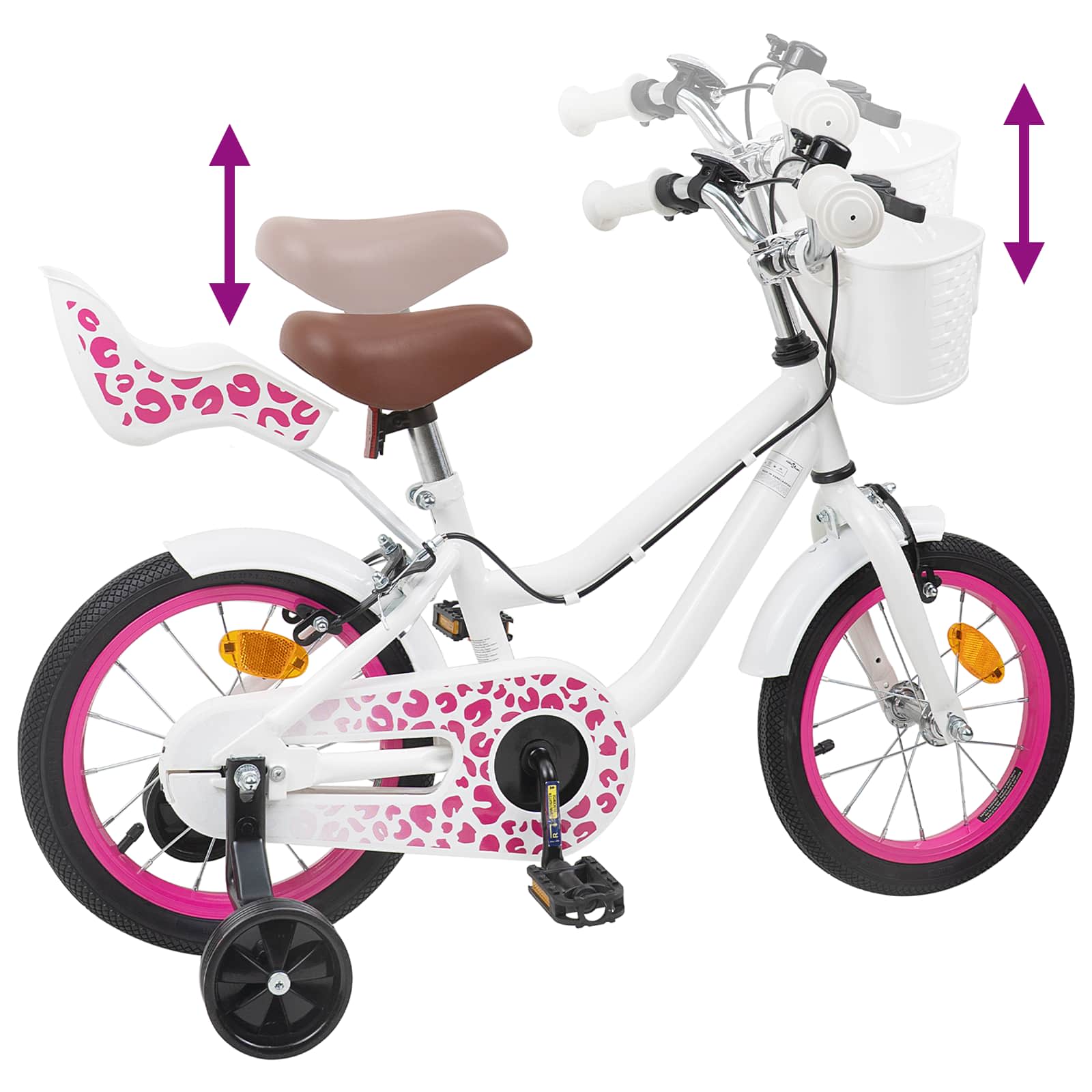 Bicicletta per Bambini 14 Pollici per bambini da 3 a 5 anni
