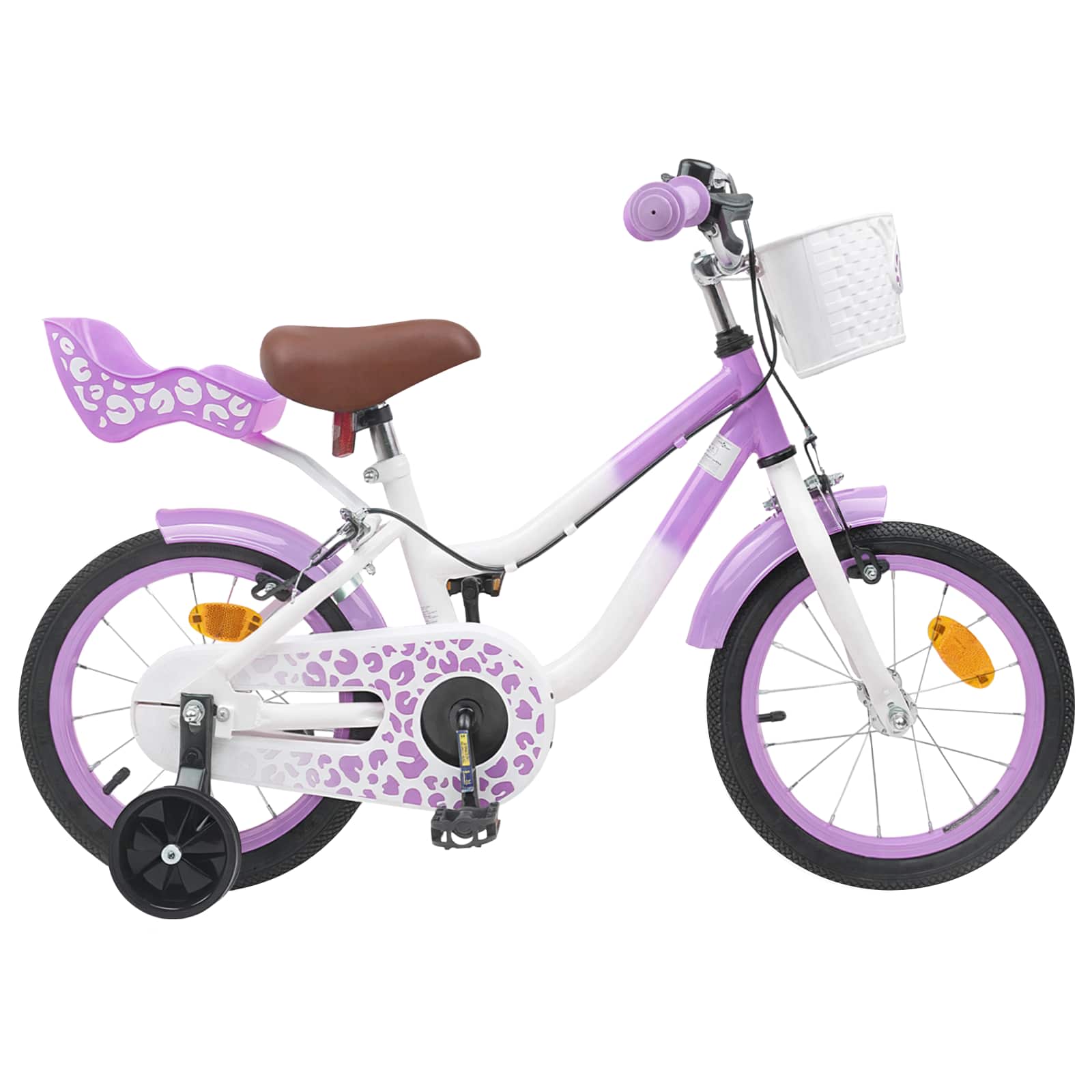 Bicicletta per Bambini 12 Pollici per bambini di 2-4 anni Viola