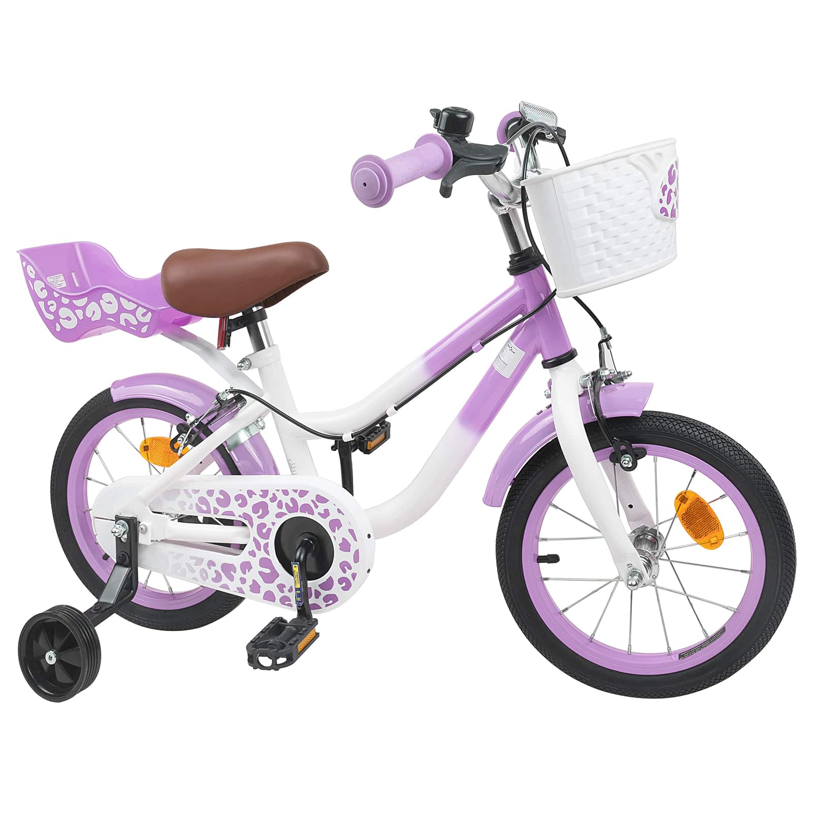 Bicicletta per Bambini 12 Pollici per bambini di 2-4 anni Viola