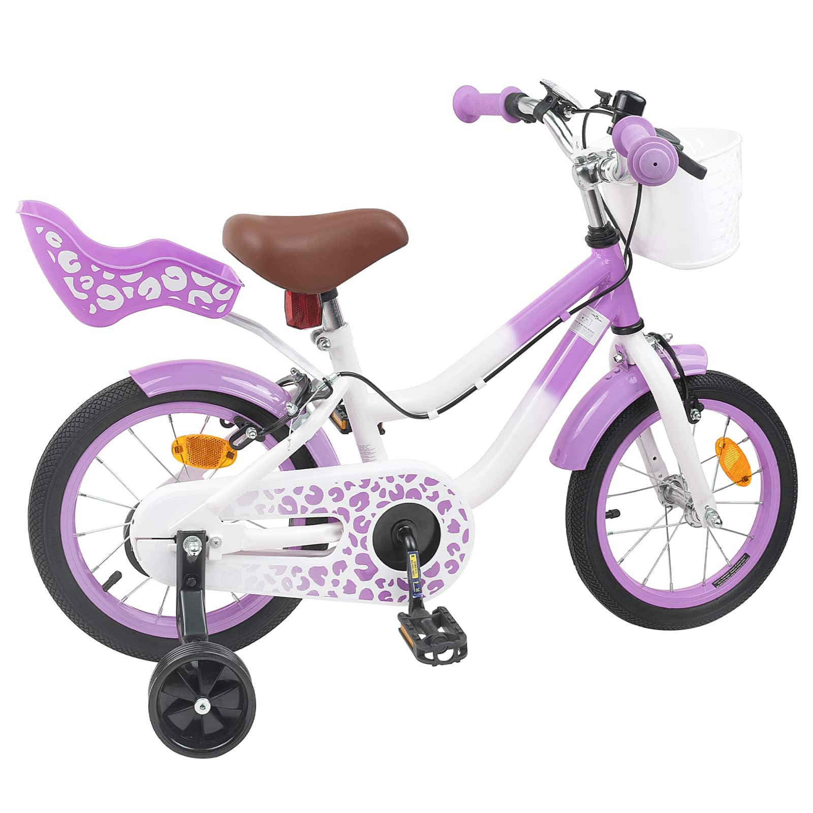 Bicicletta per Bambini 12 Pollici per bambini di 2-4 anni Viola