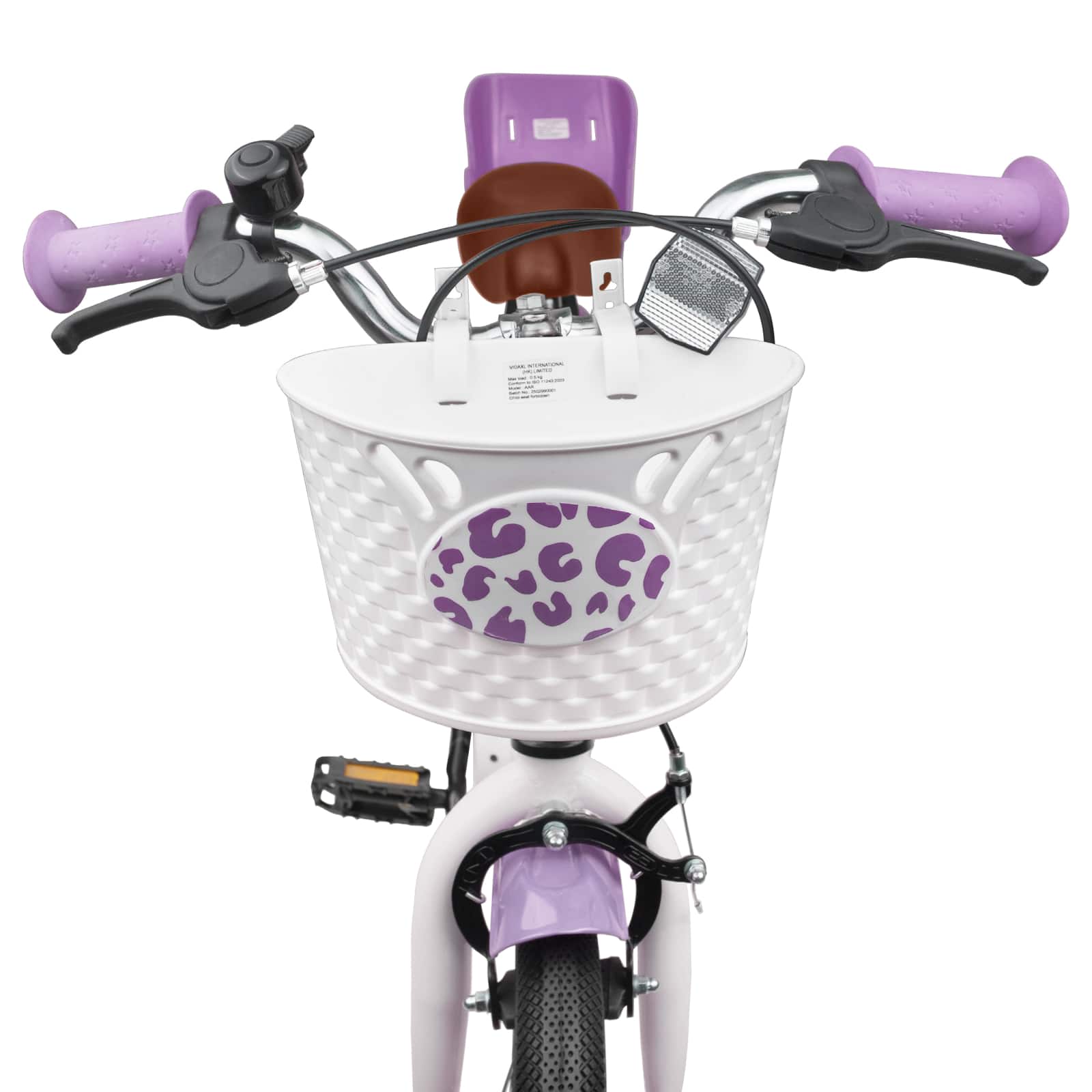 Bicicletta per Bambini 12 Pollici per bambini di 2-4 anni Viola