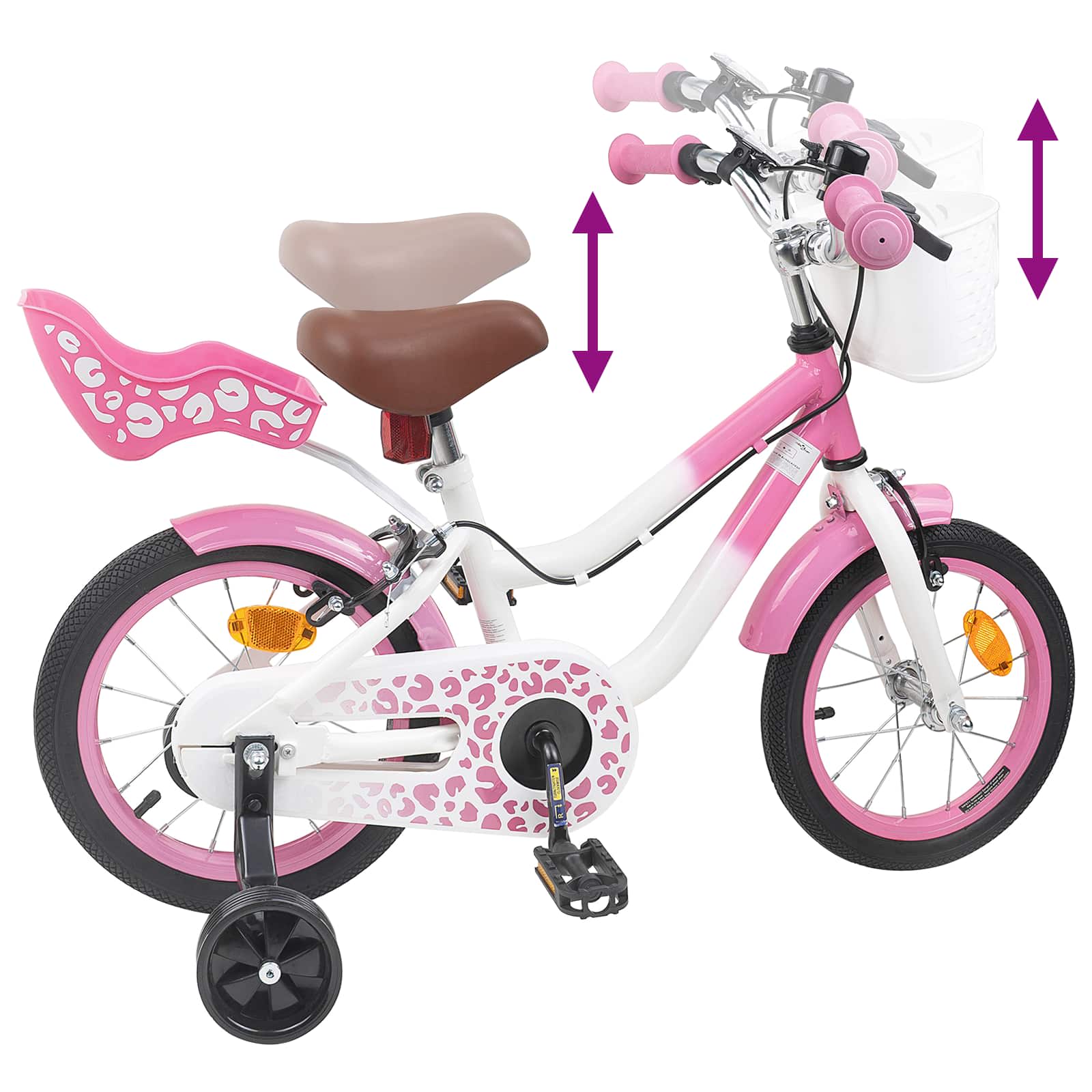 Bicicletta per Bambini 12 Pollici per bambini di 2-4 anni