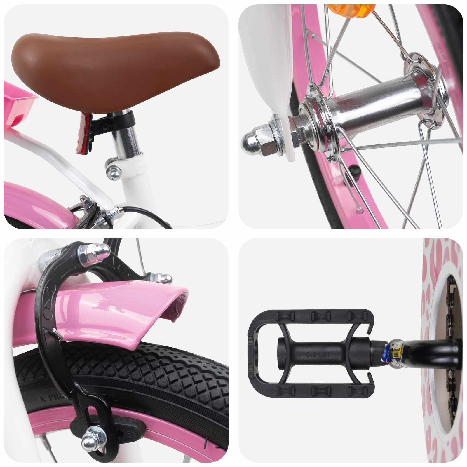 Bicicletta per Bambini 16 Pollici per bambini di 4-6 anni