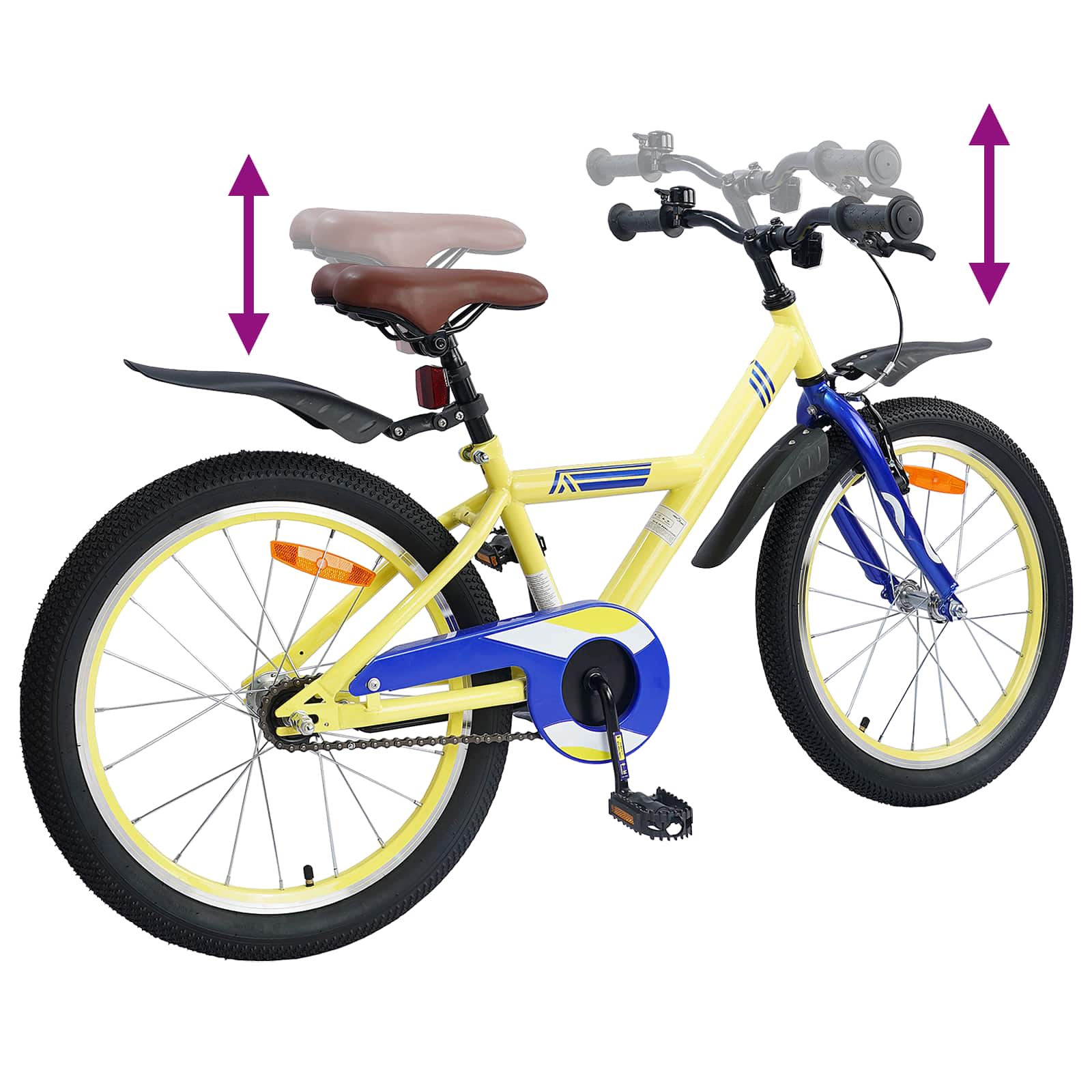 Bicicletta per Bambini 18 Pollici per bambini dai 5 ai 7 anni