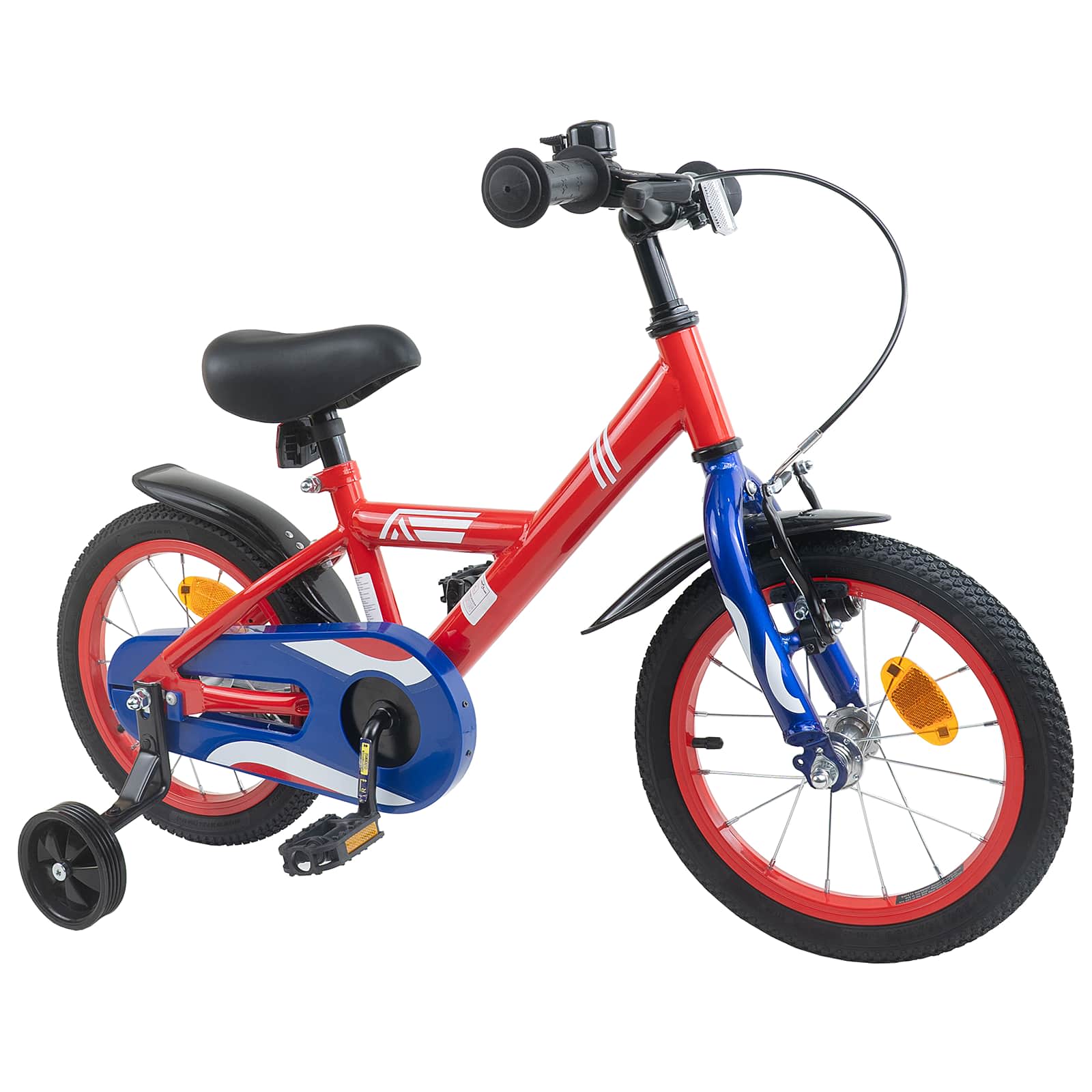 Bicicletta per Bambini 16 Pollici per bambini di 4-6 anni Rosso