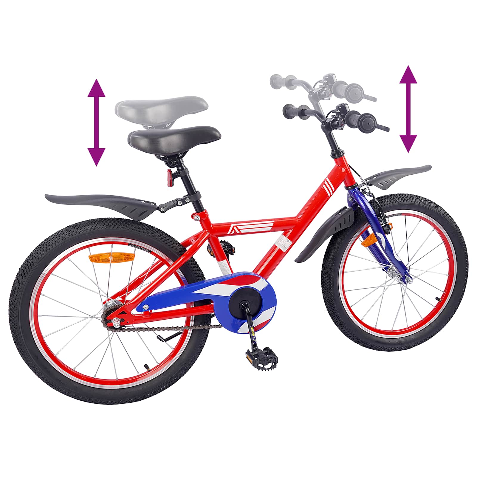 Bicicletta per Bambini 18 Pollici per bambini dai 5 ai 7 anni