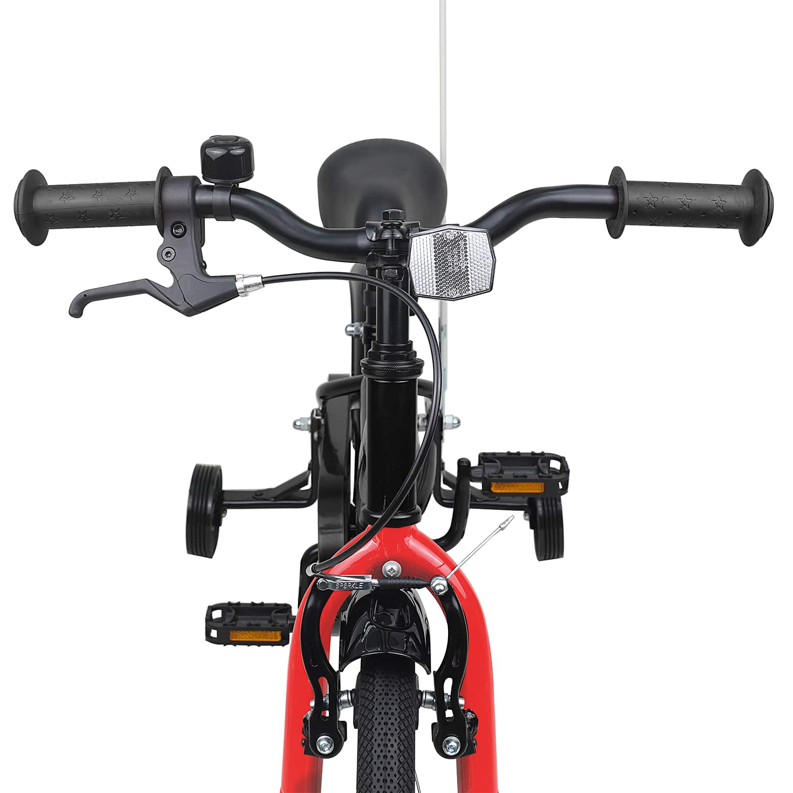 Bicicletta per Bambini 12 Pollici per bambini di 2-4 anni Nero