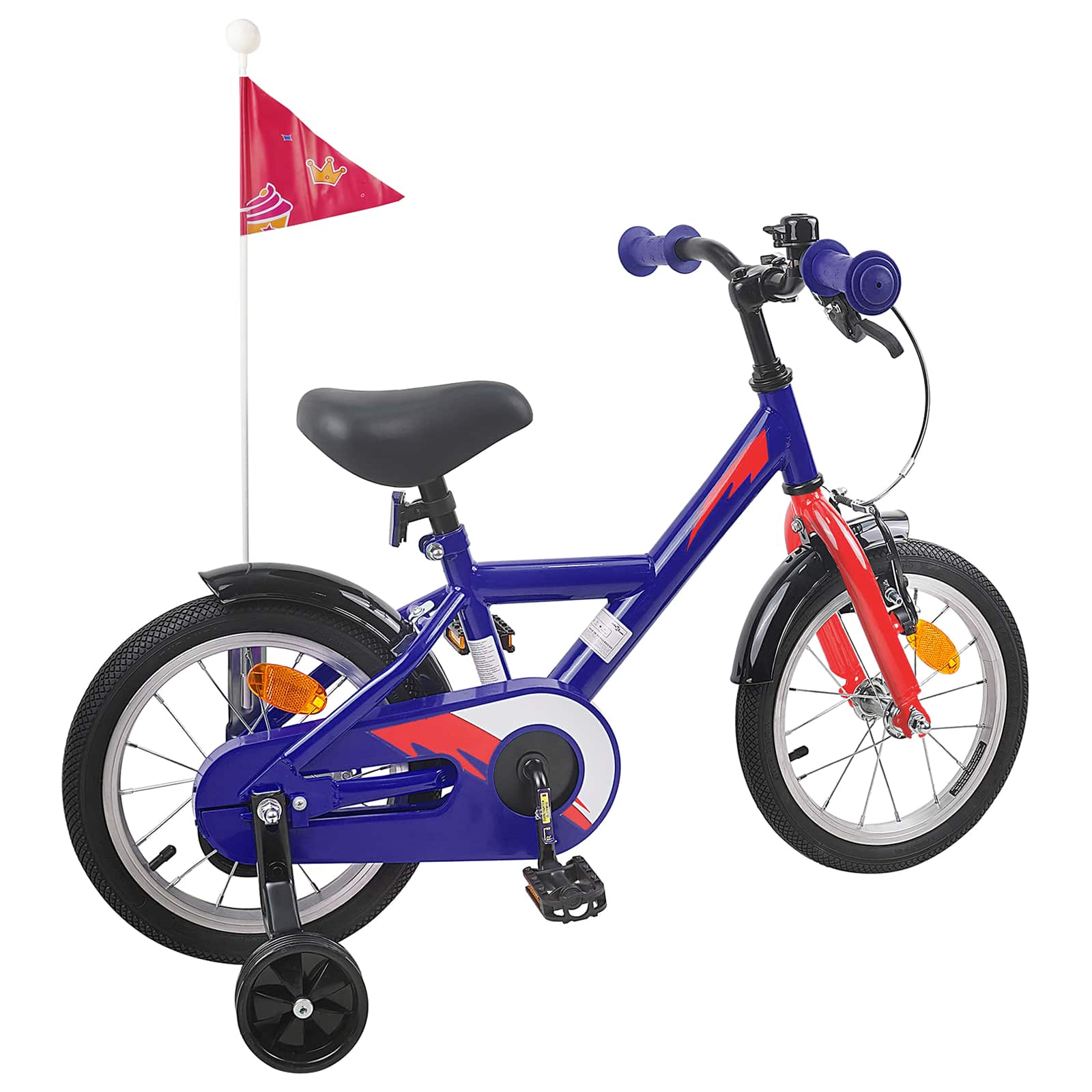 Bicicletta per Bambini 14 Pollici per bambini da 3 a 5 anni