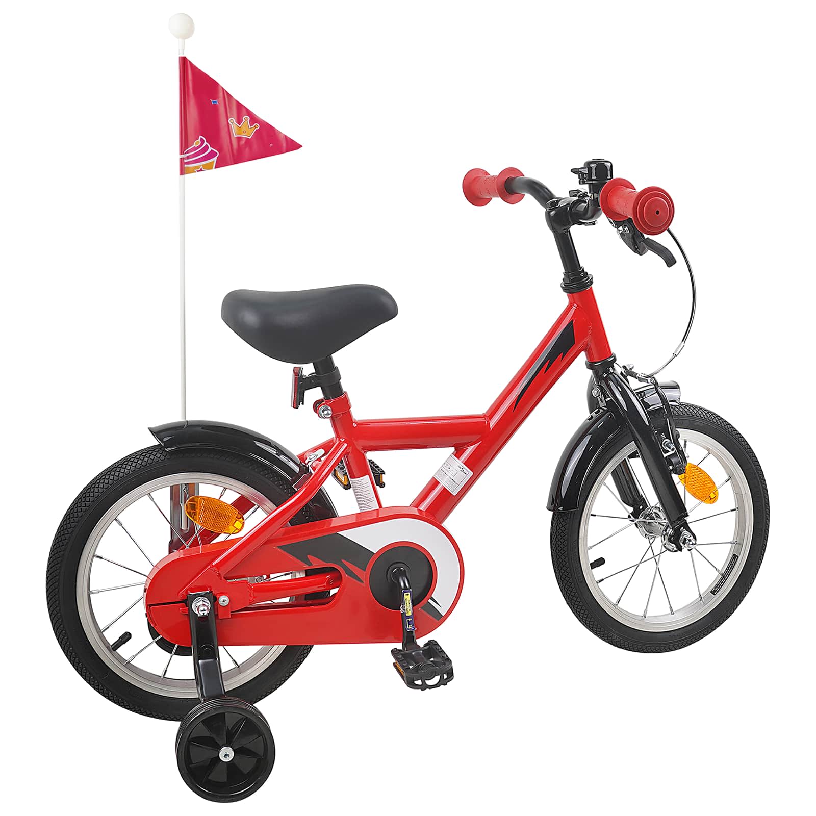 Bicicletta per Bambini 14 Pollici per bambini da 3 a 5 anni