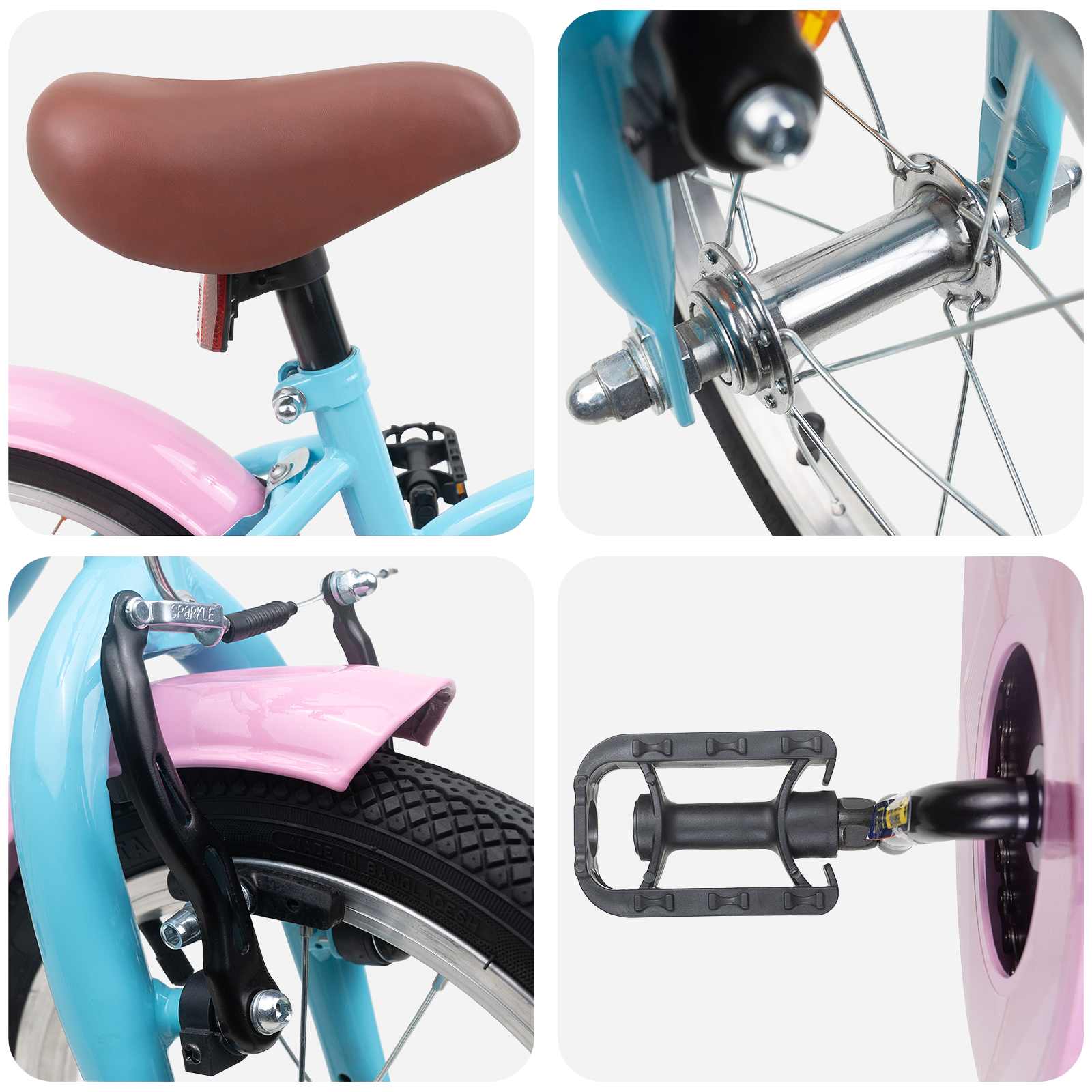 Bicicletta per Bambini 14 Pollici per bambini di 3-5 anni