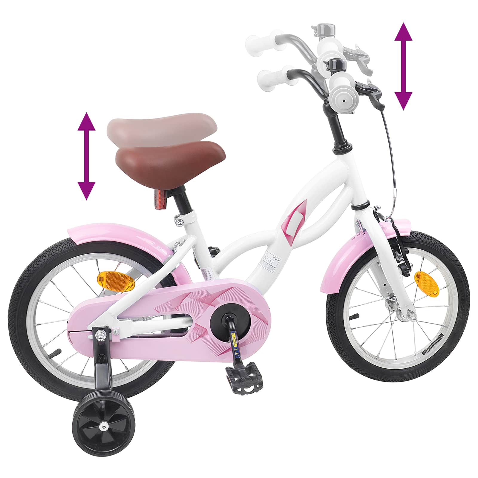 Bicicletta per Bambini 12 Pollici per bambini di 2-4 anni