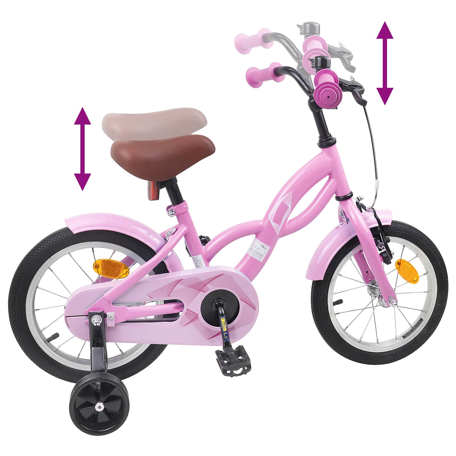Bicicletta per Bambini 12 Pollici per bambini di 2-4 anni