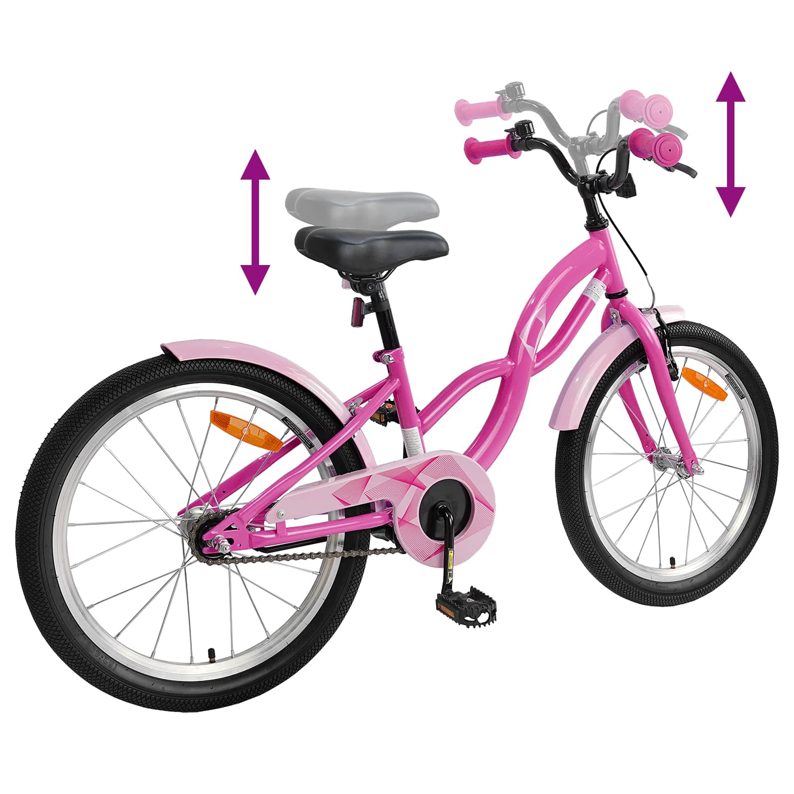 Bicicletta per Bambini 18 Pollici per bambini dai 5 ai 7 anni