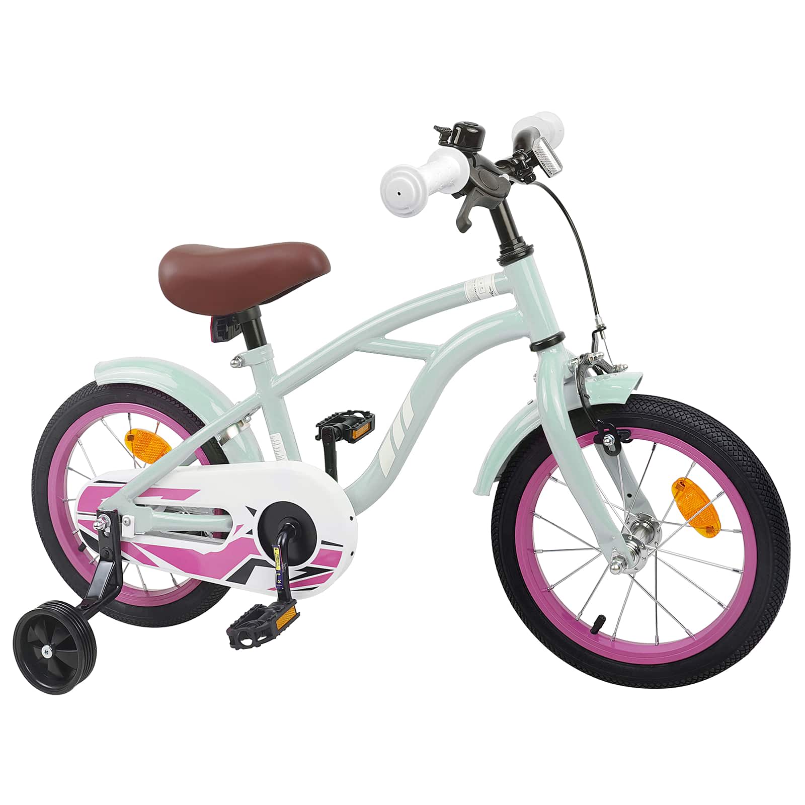 Bicicletta per Bambini 14 Pollici per bambini da 3 a 5 anni