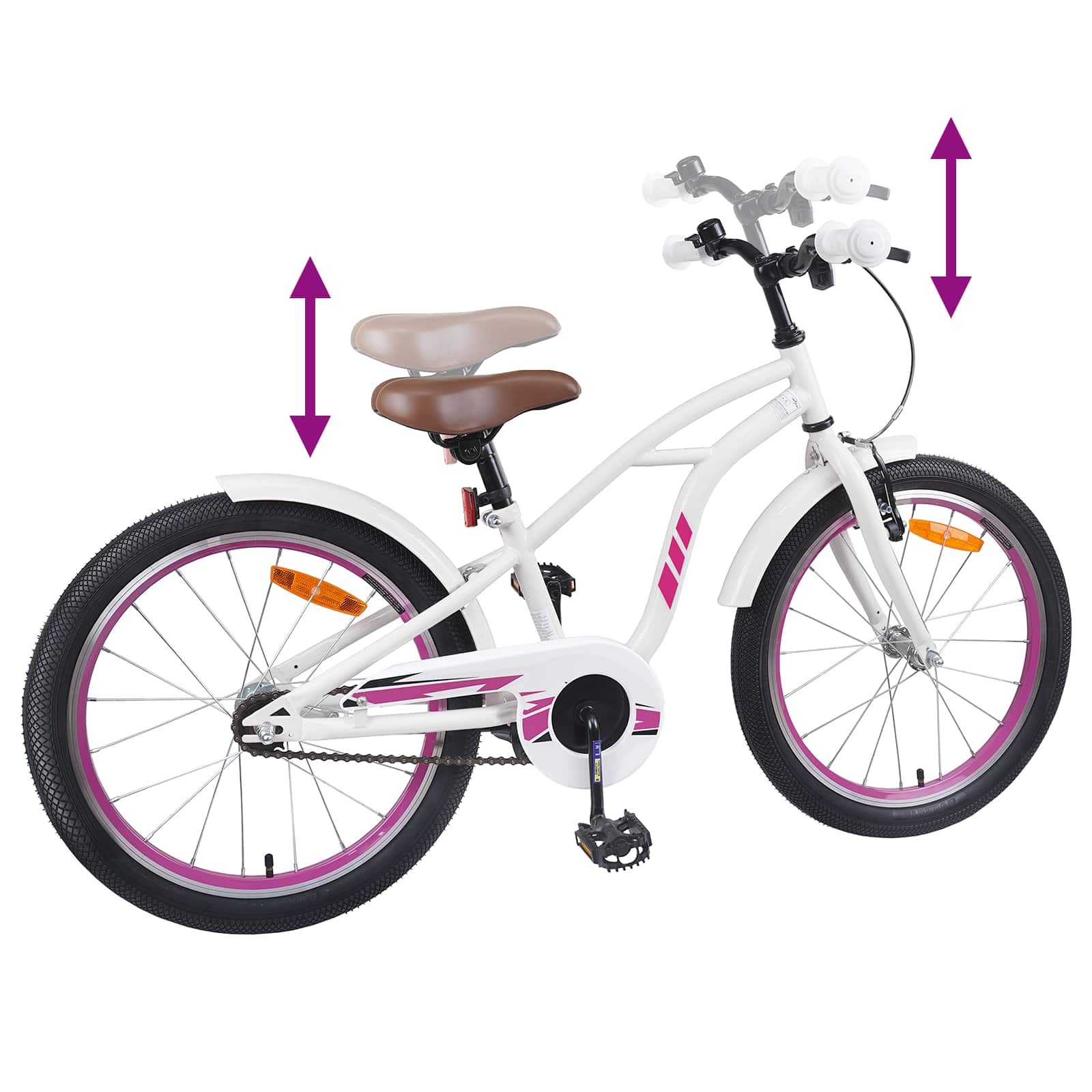 Bicicletta per Bambini 18 Pollici per bambini dai 5 ai 7 anni