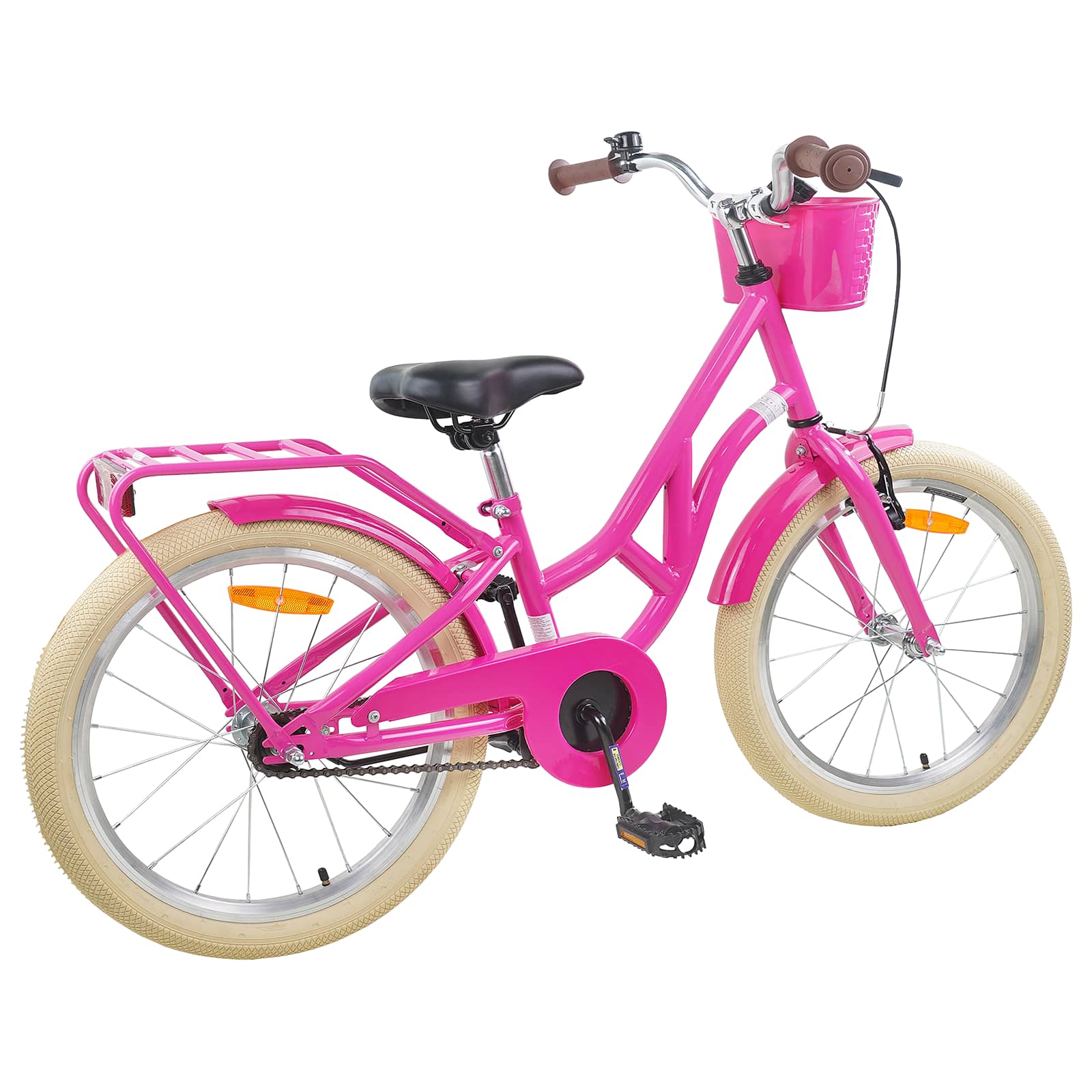 Bicicletta per Bambini 24 Pollici per 8-12 anni Rosa scuro