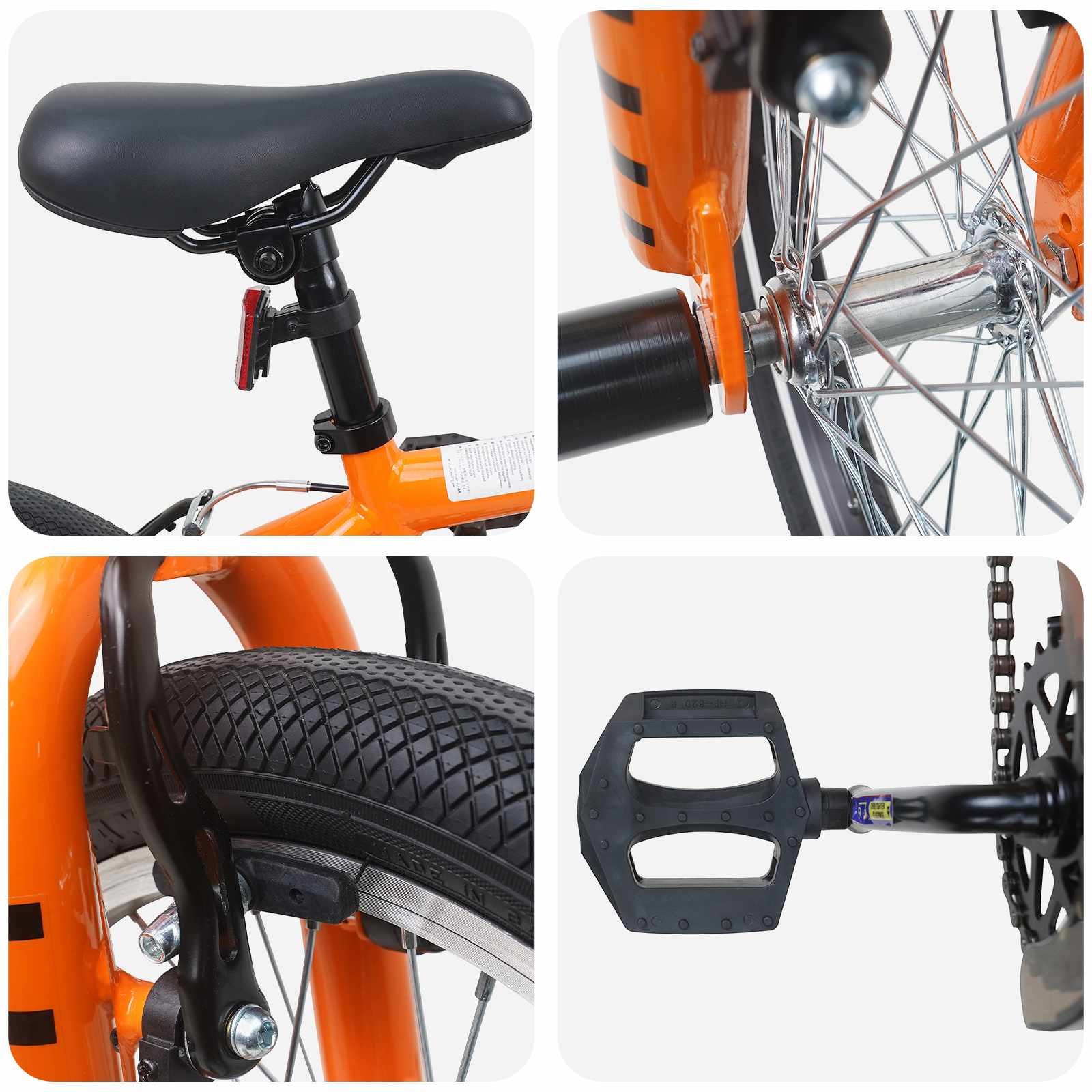BMX 16 Pollici per 5-8 anni Arancione