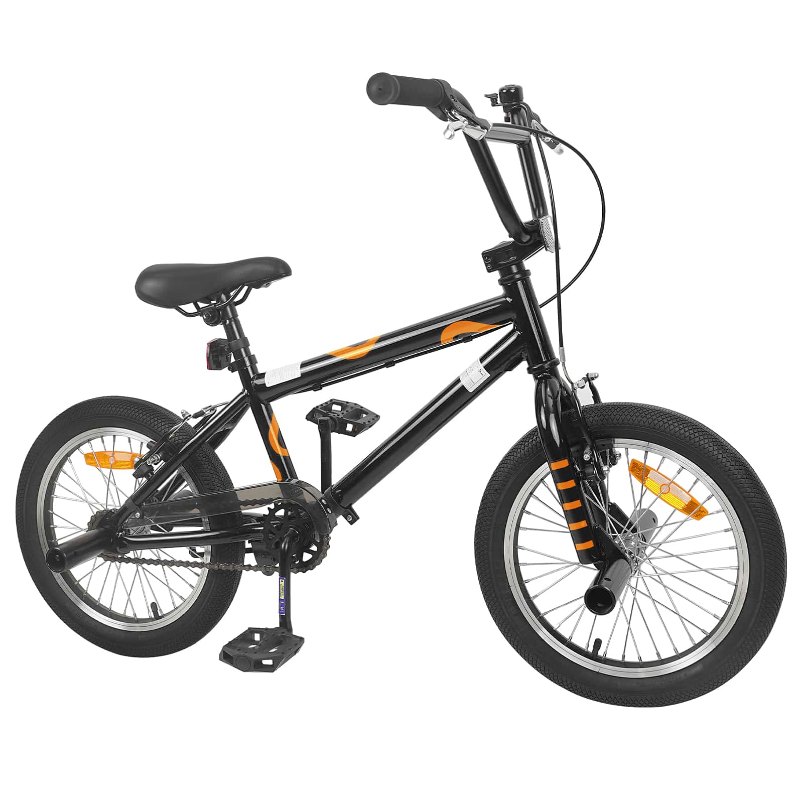 BMX 16 Pollici per 5-8 anni Nero
