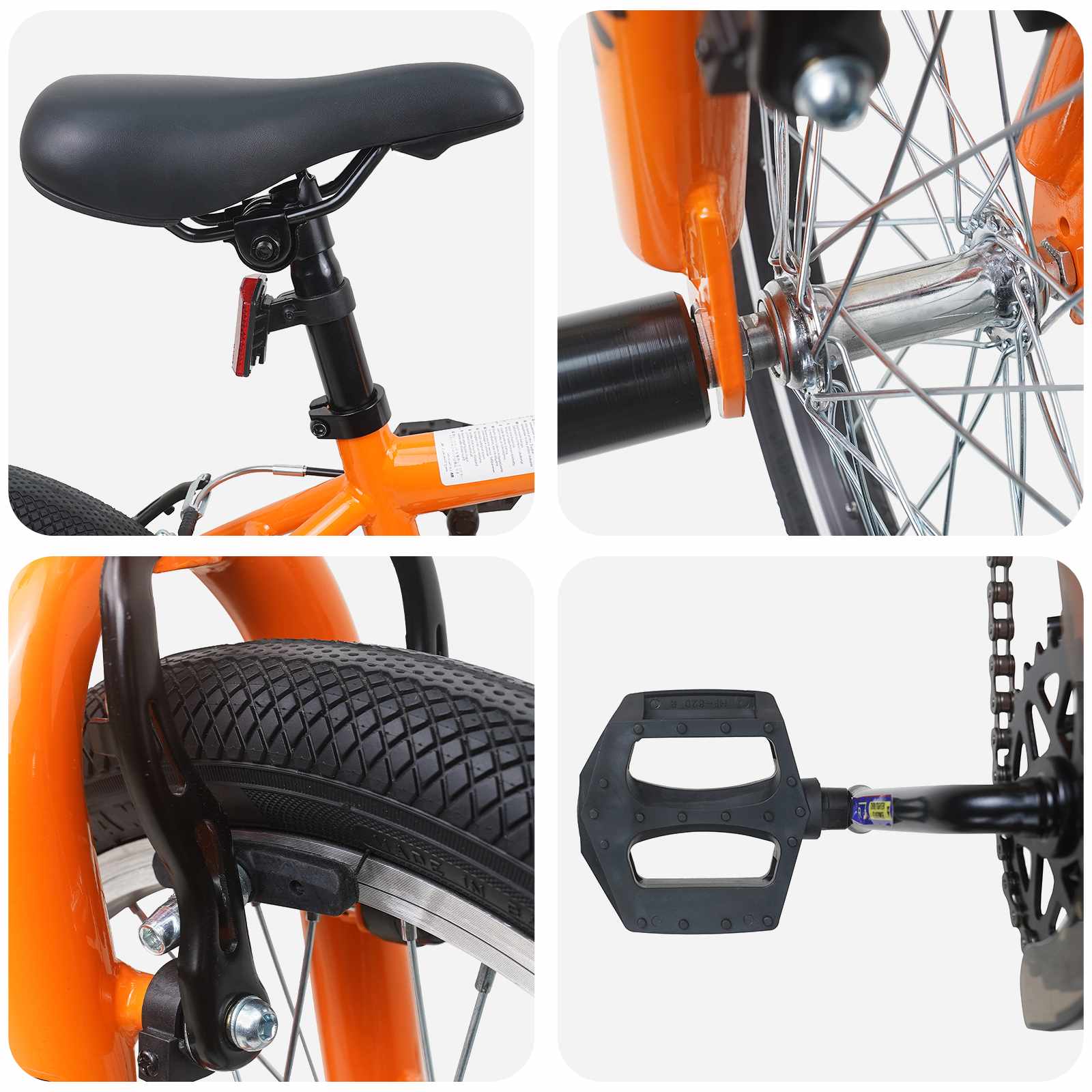 BMX 16 Pollici per 5-8 anni Arancione