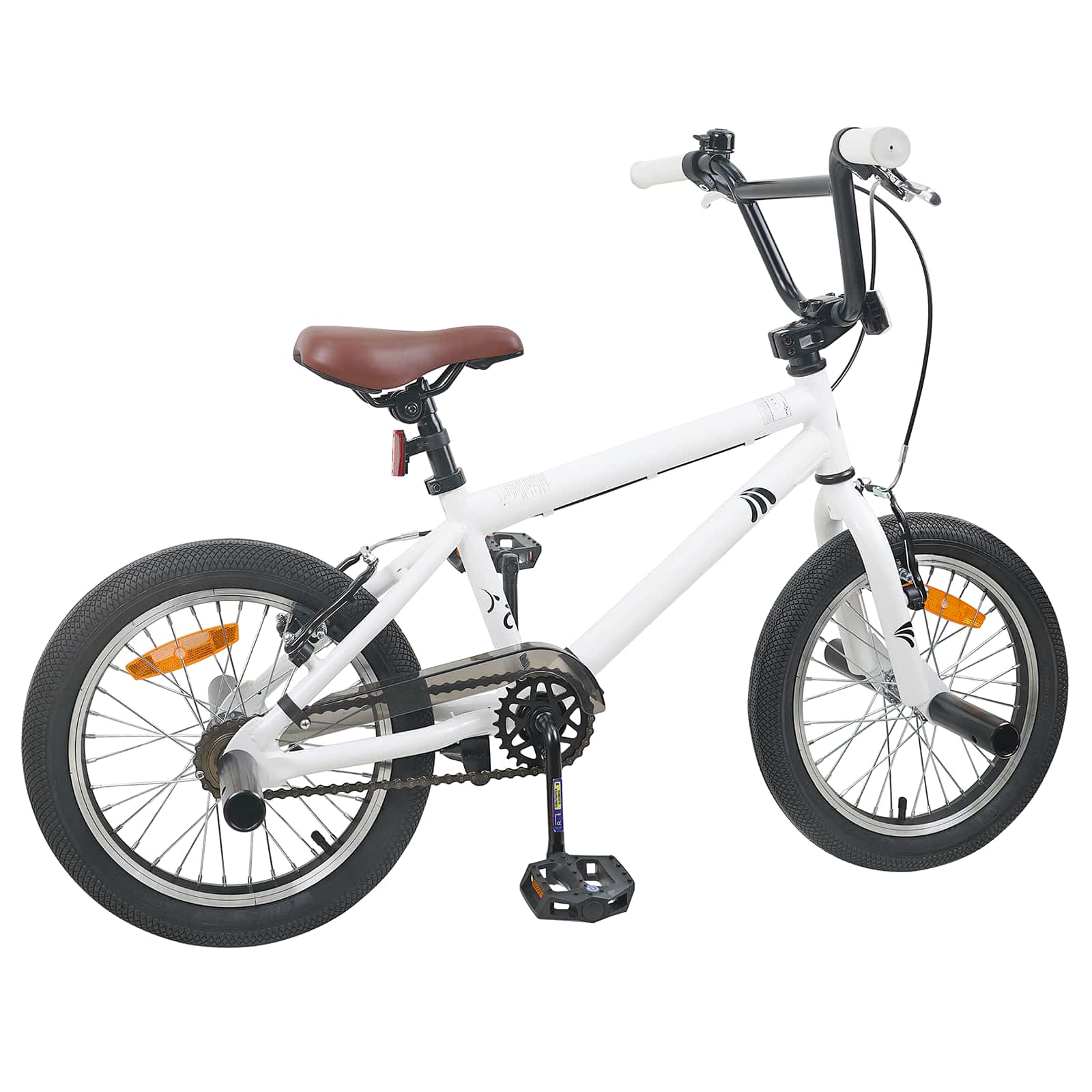 BMX 18 Pollici per bambini dai 7 ai 10 anni Bianco