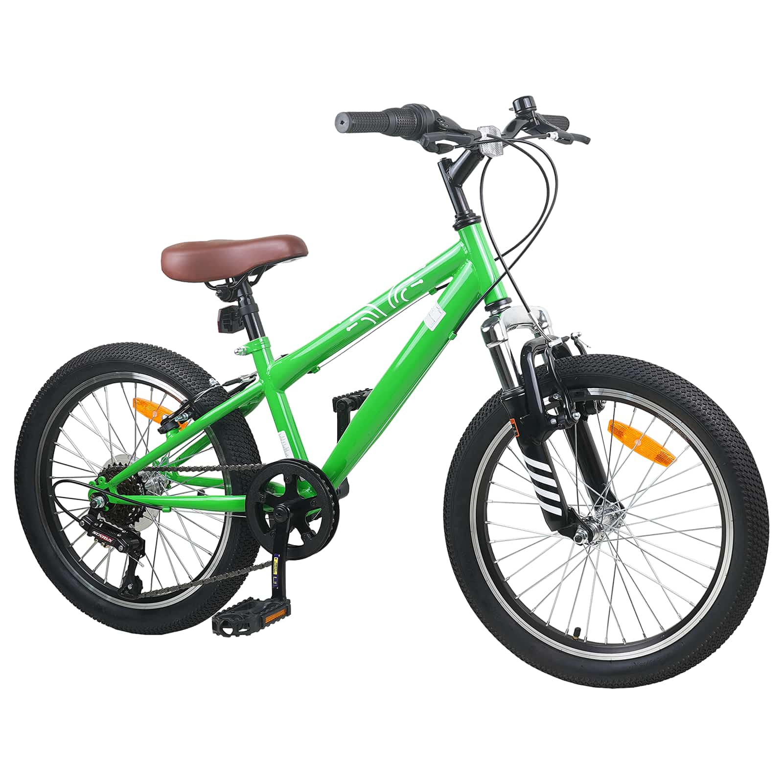 Mountain Bike 20 Pollici 6-Velocità per 5-8 anni Verde
