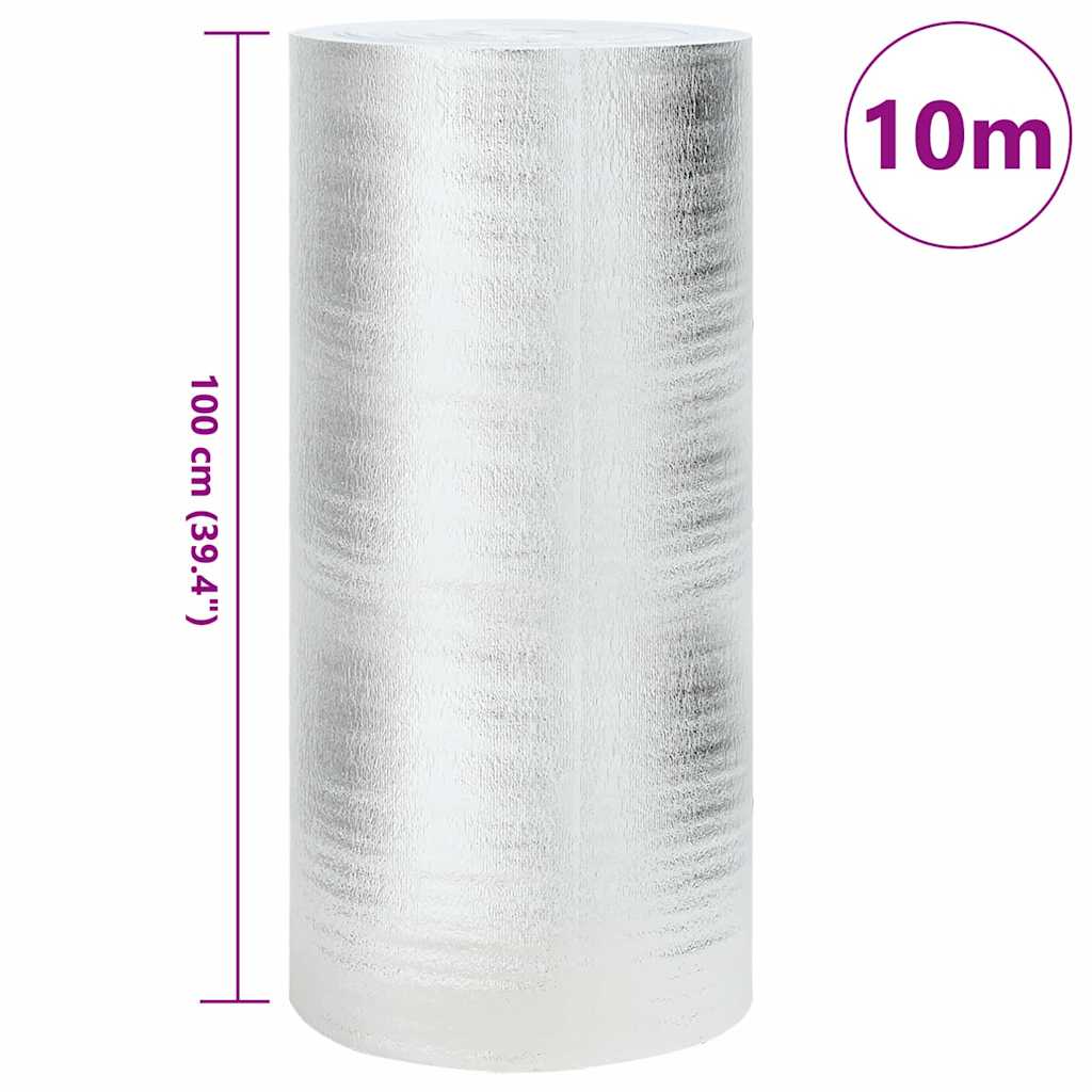 Riflettore di calore per termosifoni Argento 10 x 1 m