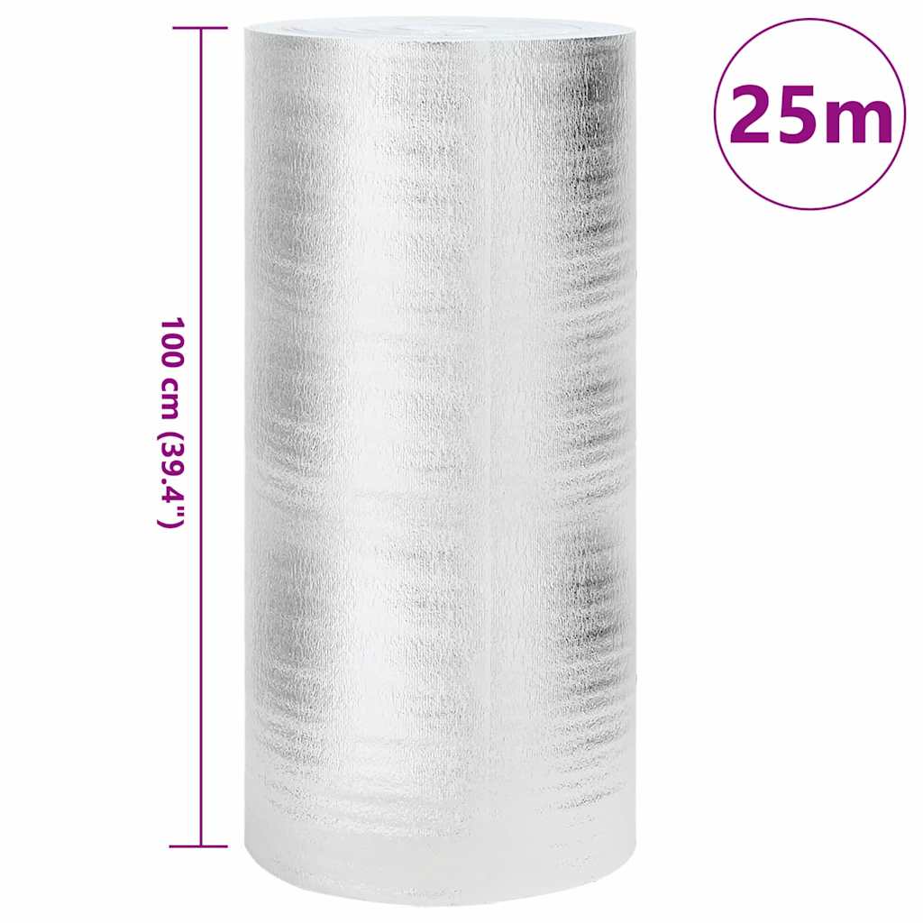 Riflettore di calore per termosifoni Argento 25 x 1 m