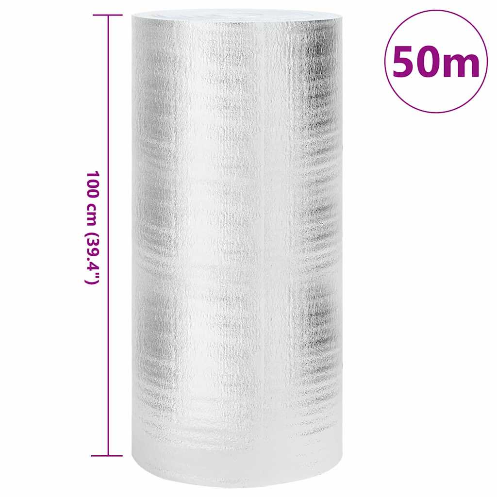 Riflettore di calore per termosifoni Argento 50 x 1 m