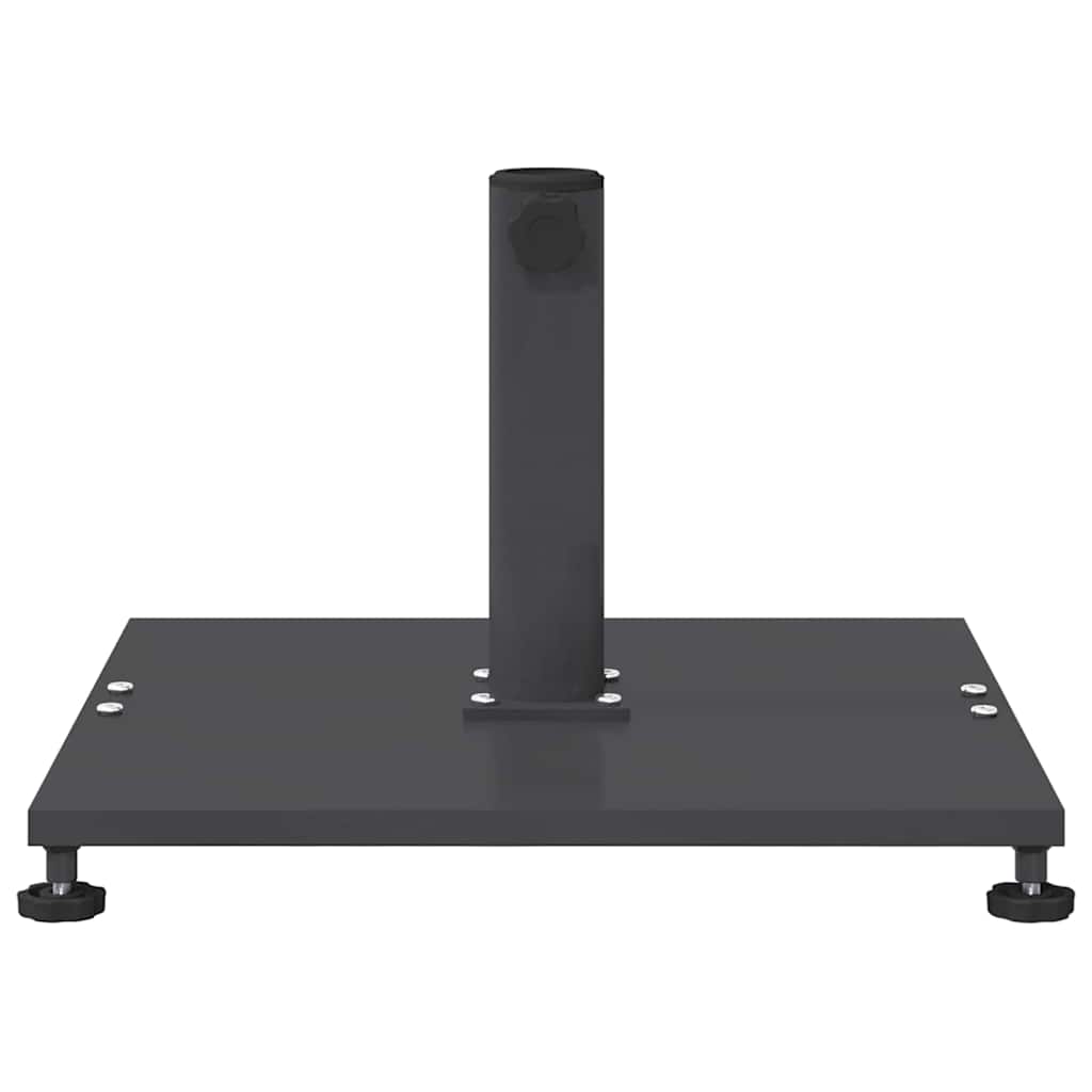 Base per ombrellone quadrata in acciaio 25,95 kg grigio