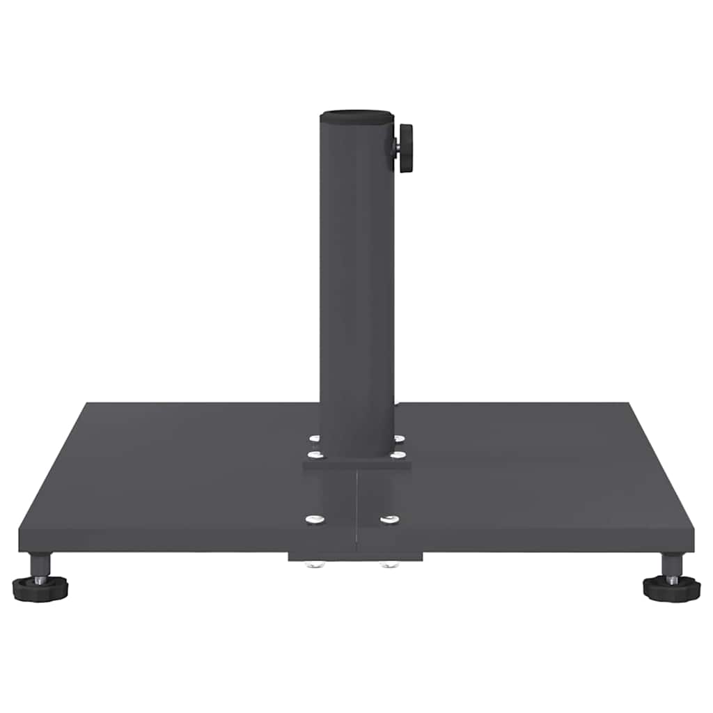 Base per ombrellone quadrata in acciaio 25,95 kg grigio