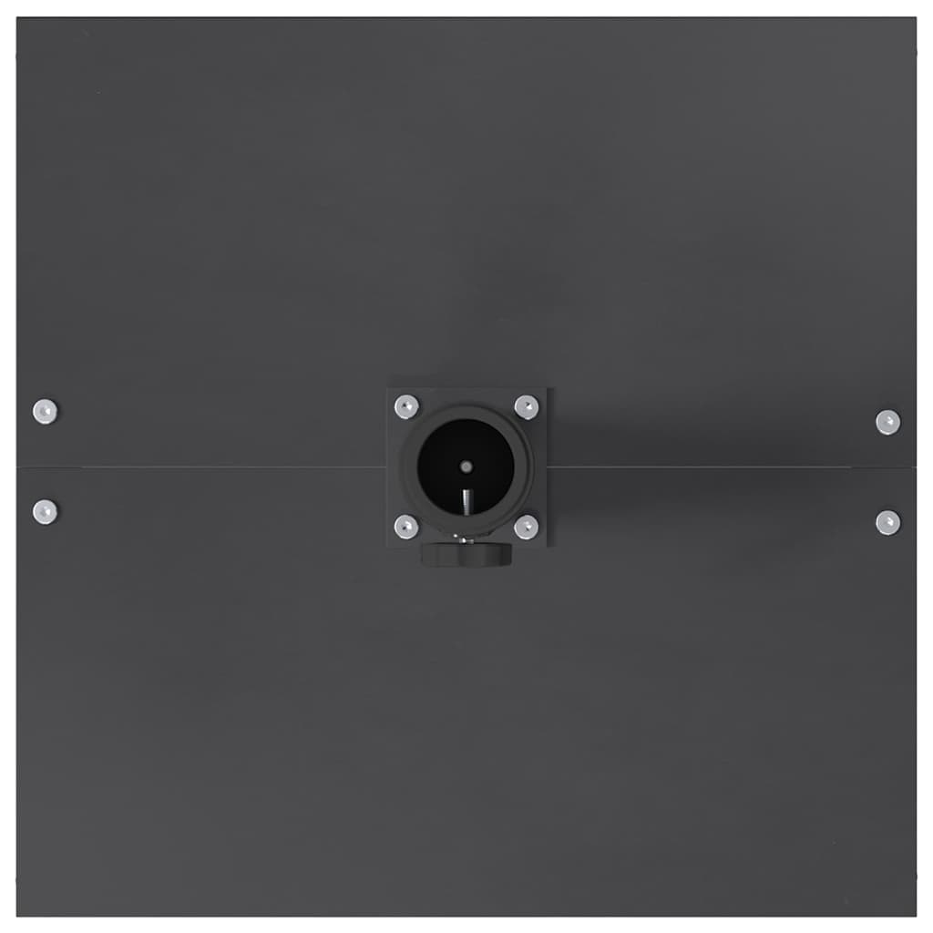 Base per ombrellone quadrata in acciaio 25,95 kg grigio