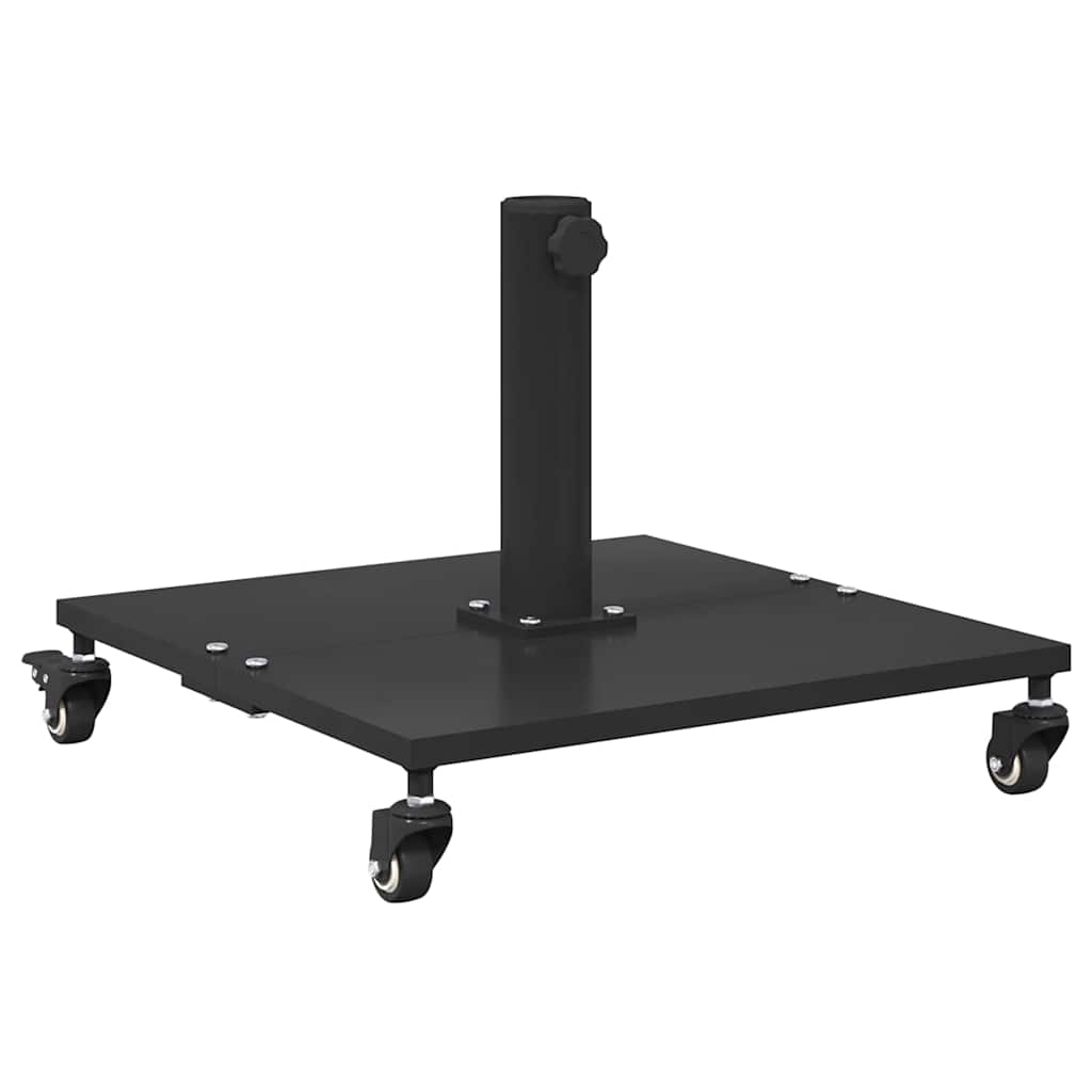 Base per ombrellone nera quadrata 26,8 kg regolabile
