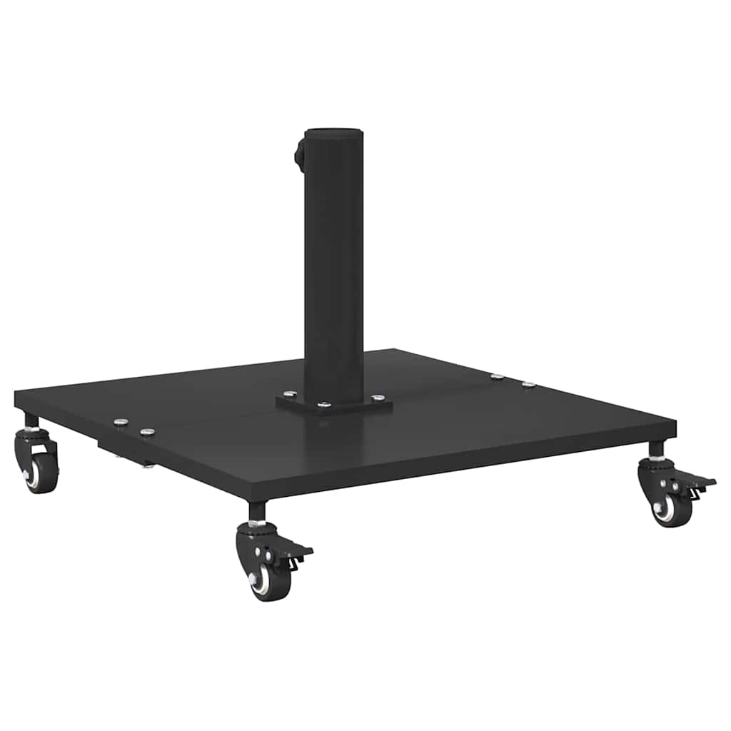 Base per ombrellone nera quadrata 26,8 kg regolabile