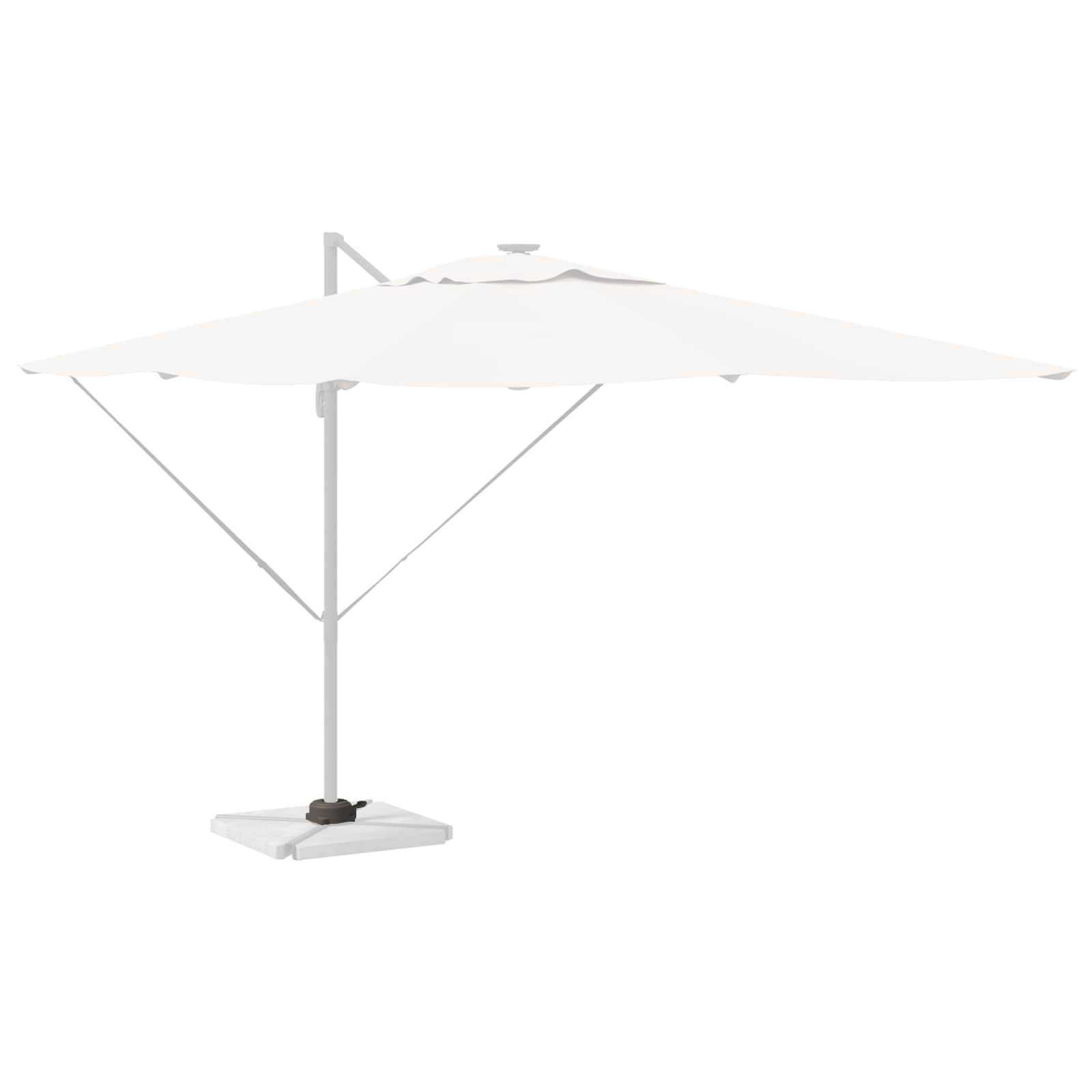 Base per ombrellone Argento 23 x 14 x 6 cm