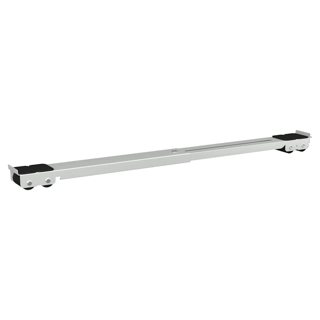 Base per lavatrice 2 pz Argento 72 x 5 x 4,5 cm
